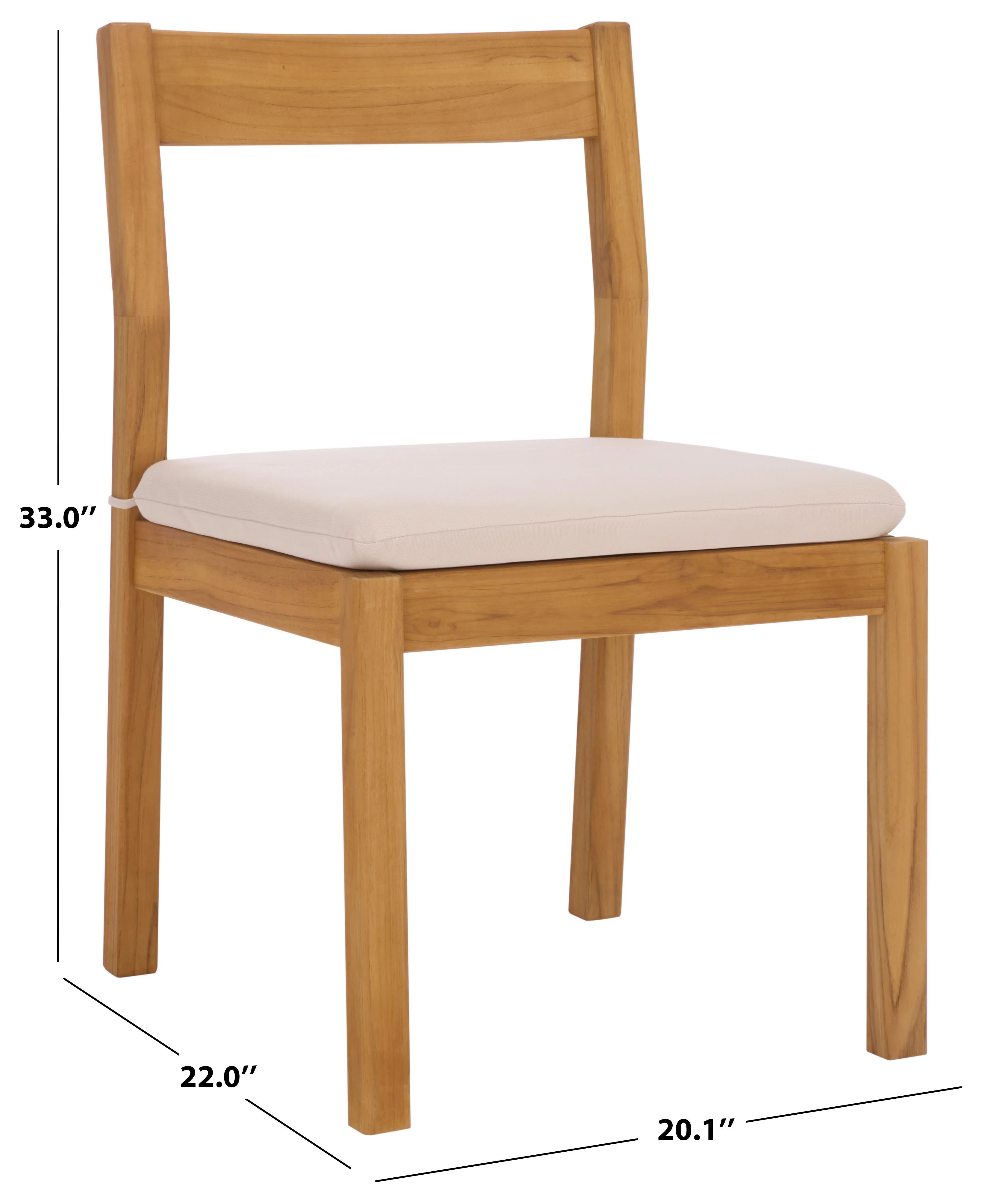 Mayaguana Brazilian Teak Dining Chair - Set of 2 - Image 21