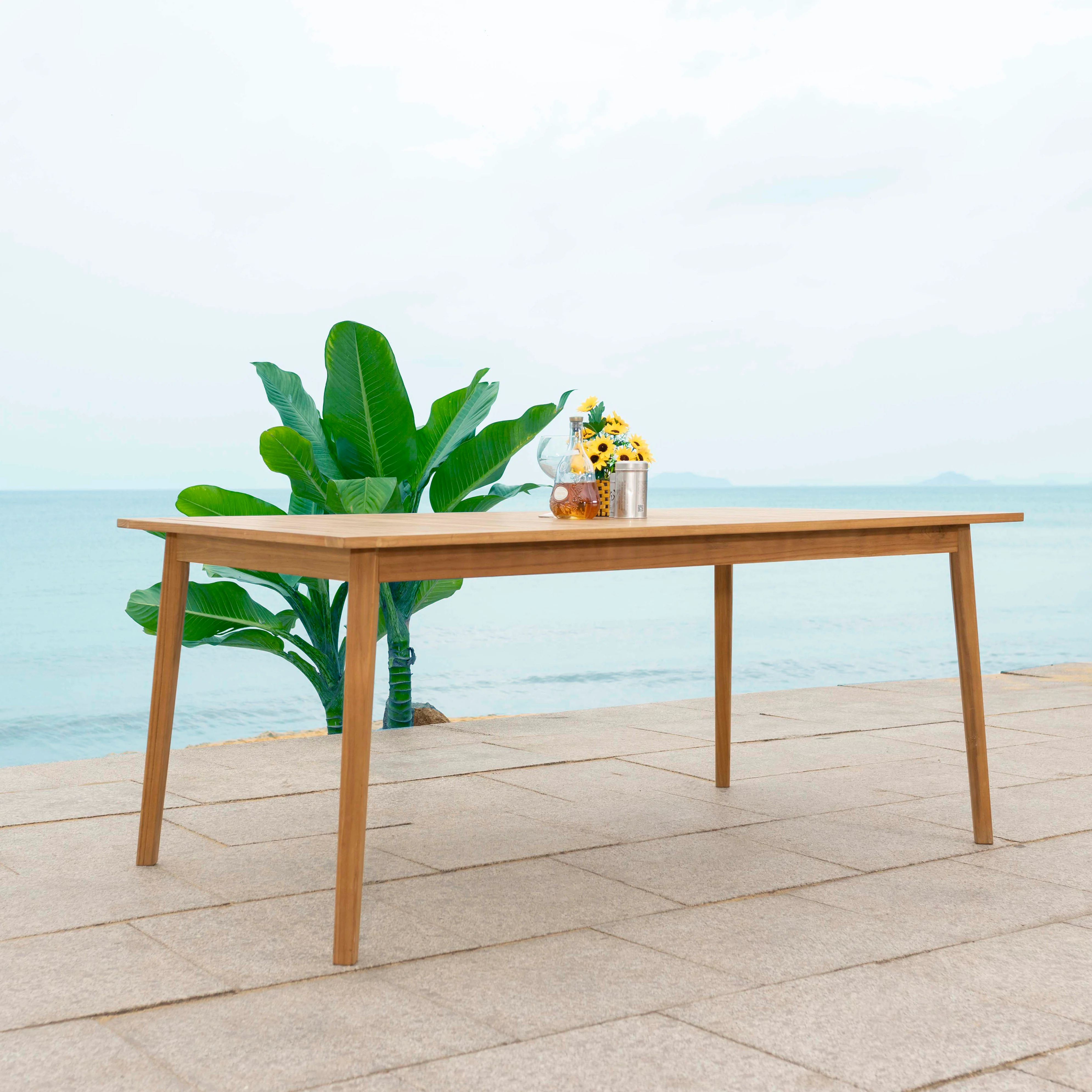 Mayaguana Brazilian Teak Dining Table - Image 12