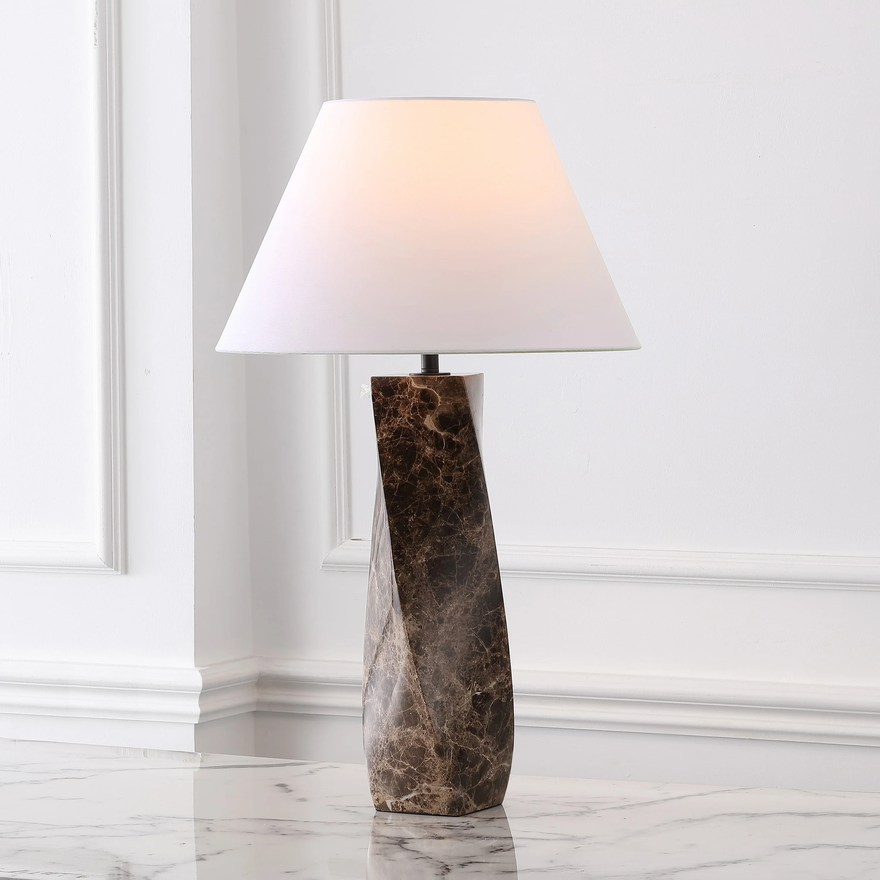 Mayalenn Large Marble Table Lamp - Image 4