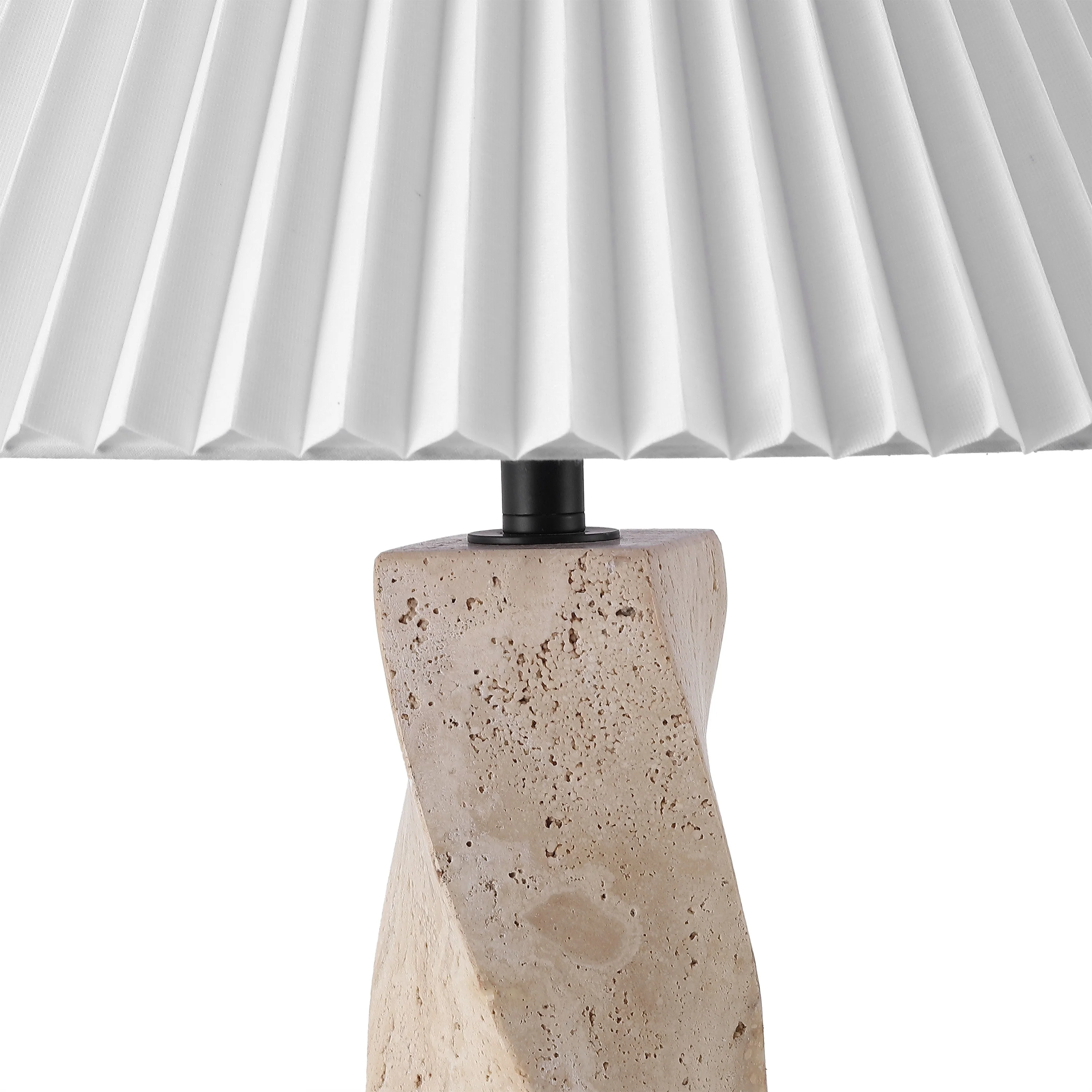 Mayalenn Travertine Table Lamp - Image 10