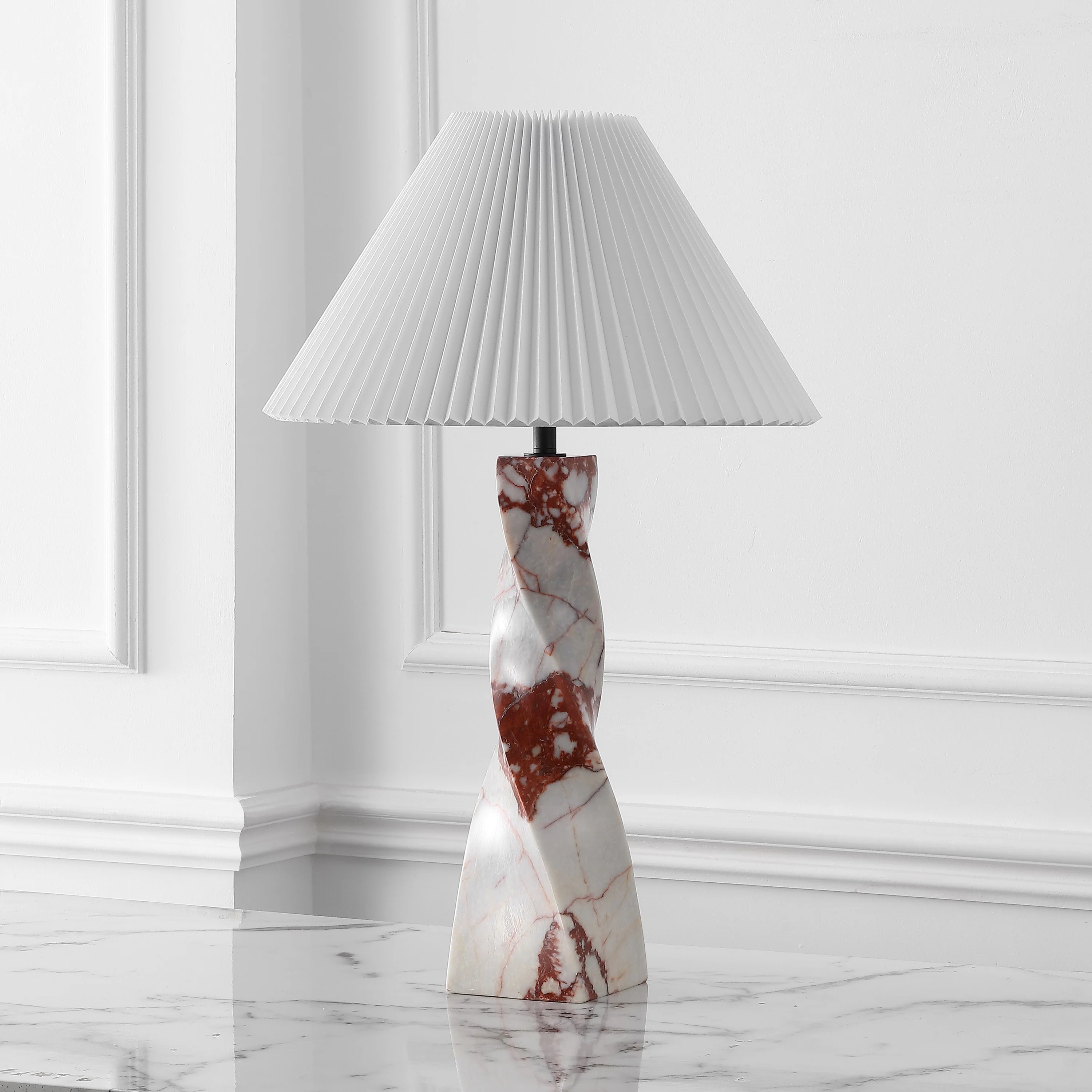 Mayalenn Travertine Table Lamp - Image 19