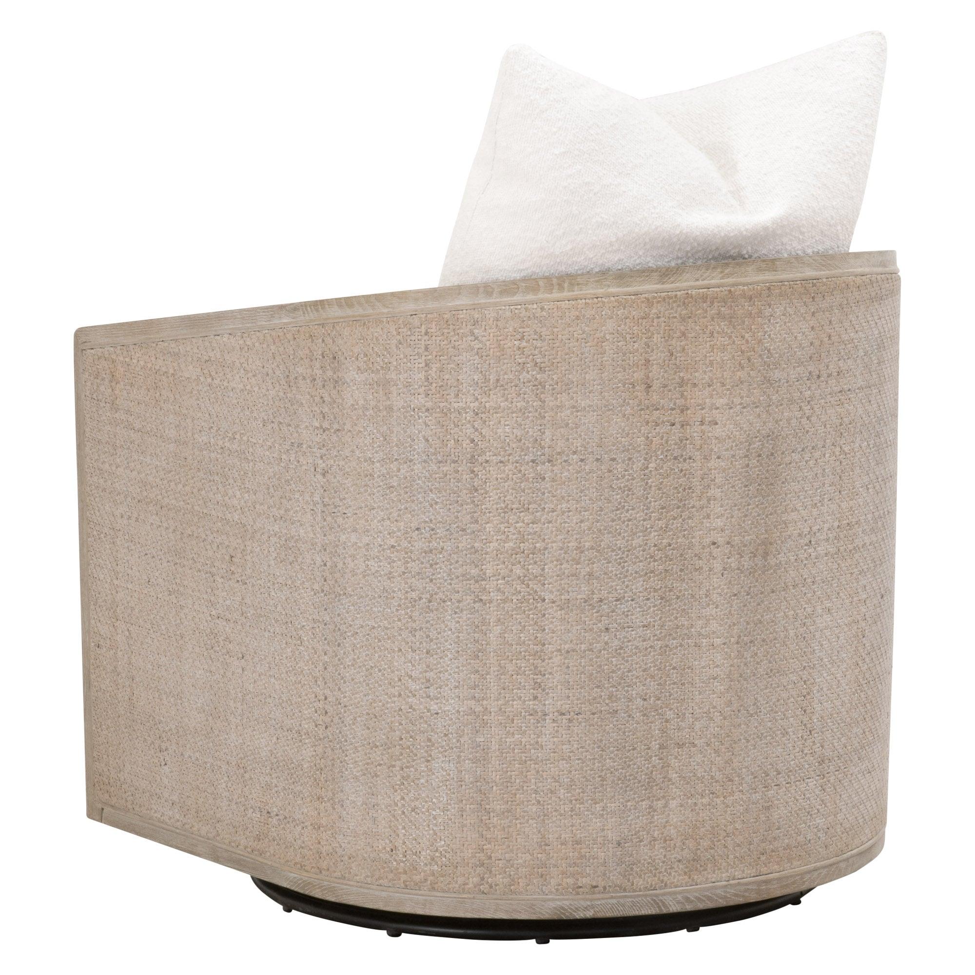 McGuire Swivel Club Chair - Image 4