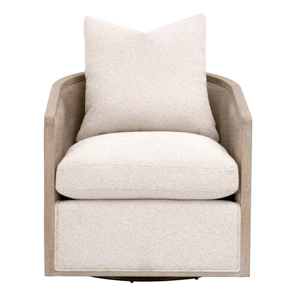 McGuire Swivel Club Chair - Natural Gray Oak - Image 2