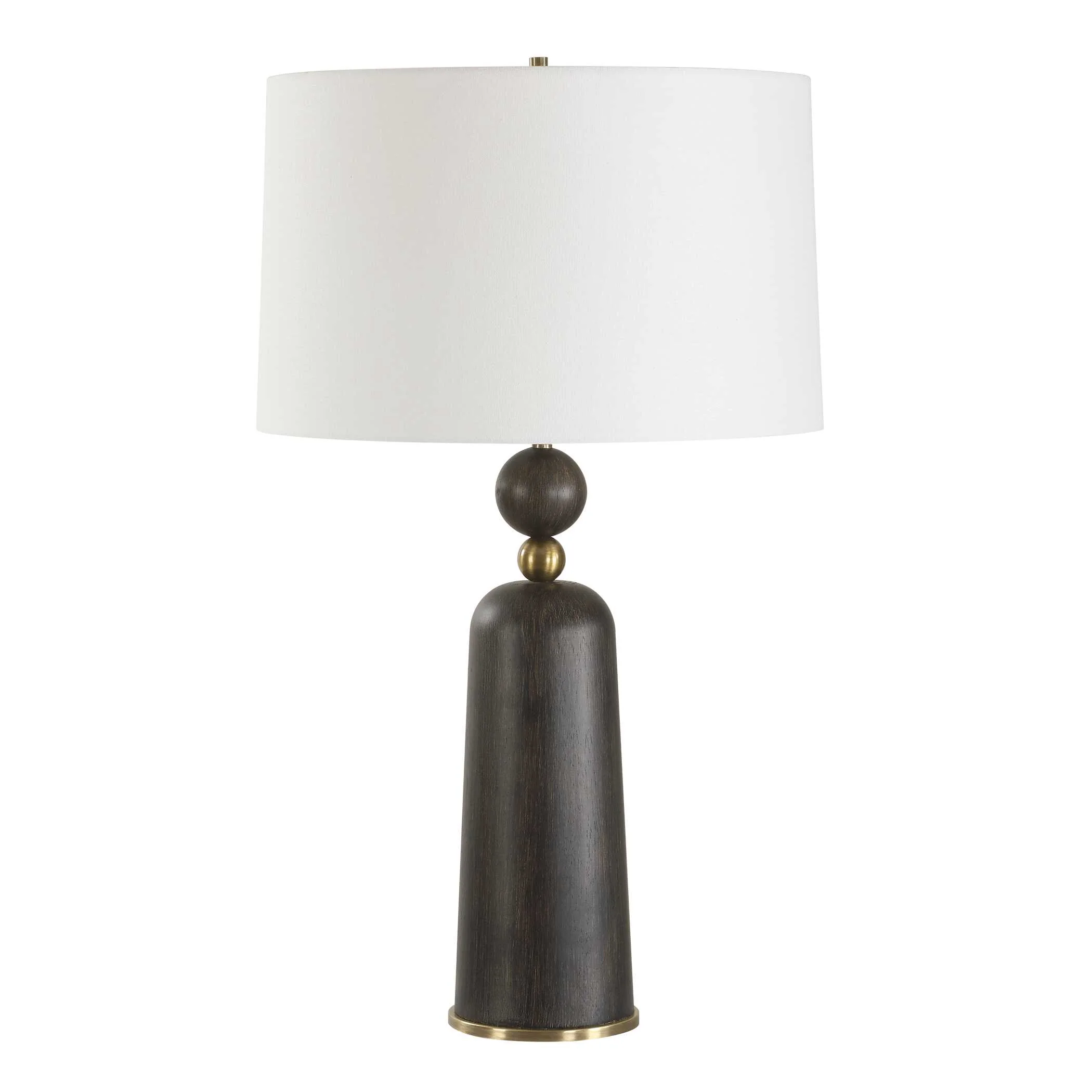 McQuinn Dark Walnut Table Lamp - Image 4