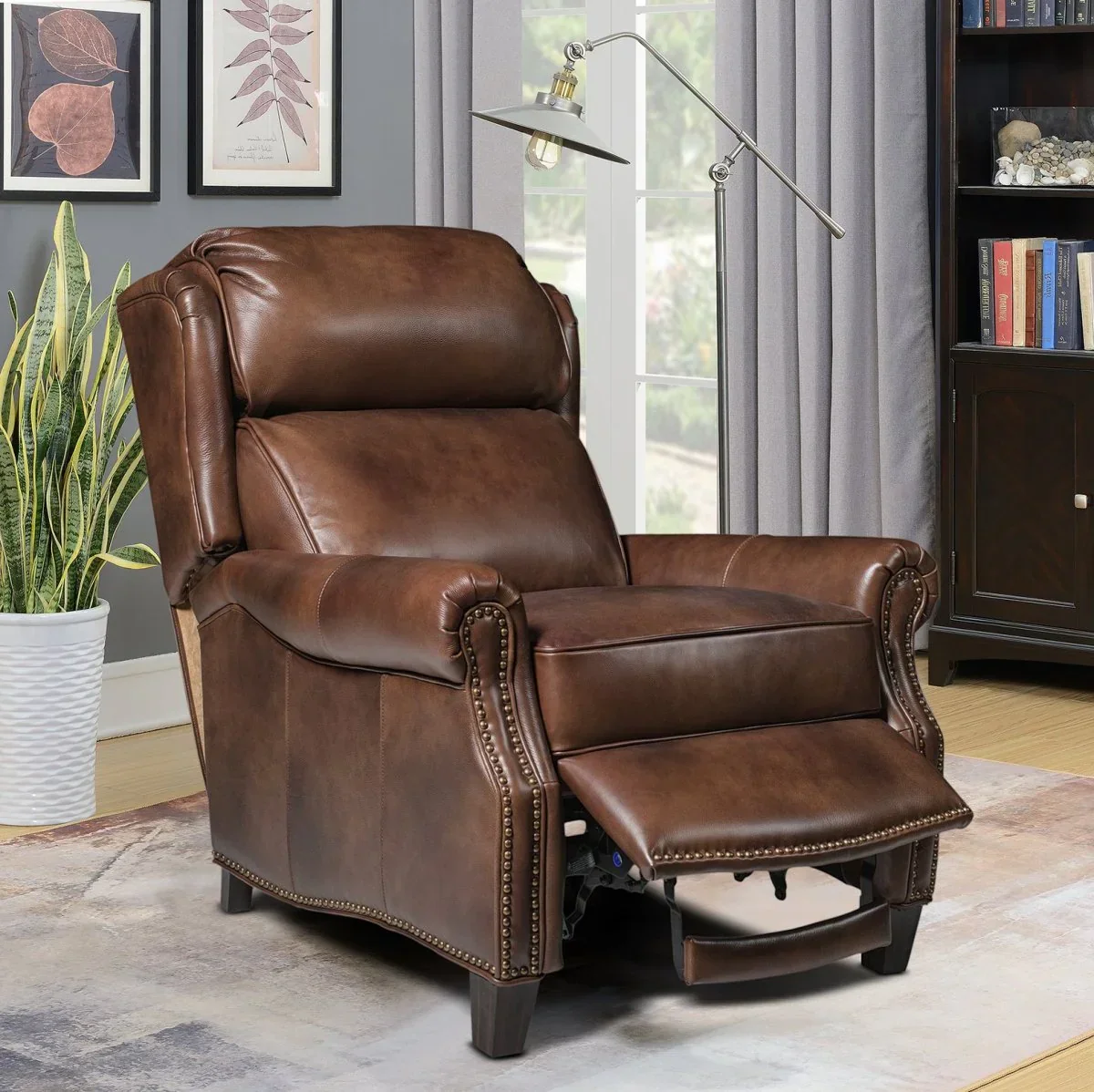 Meade Push Thru The Arms Recliner - Image 17