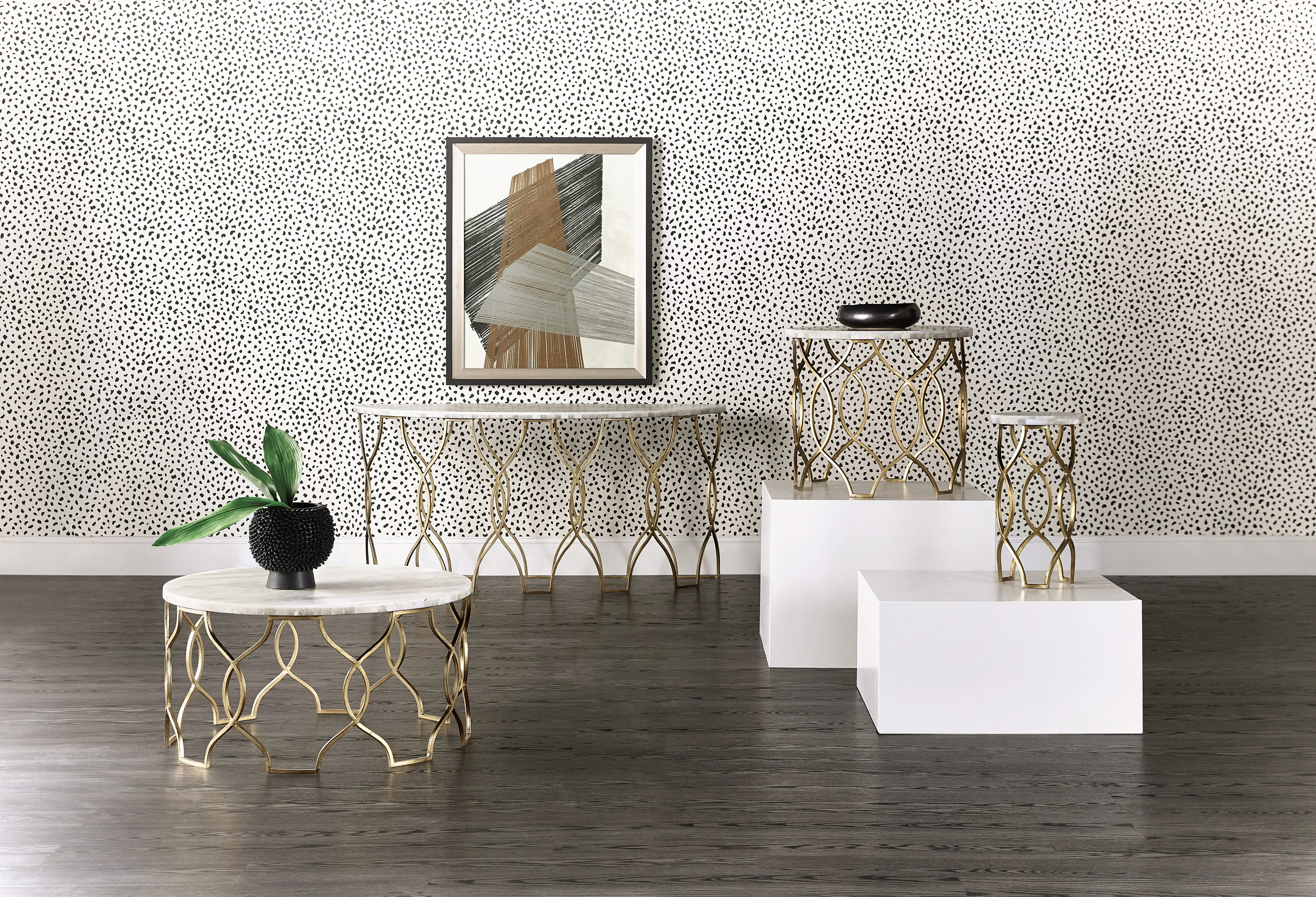 Melange Corrina Martini Table - Image 3