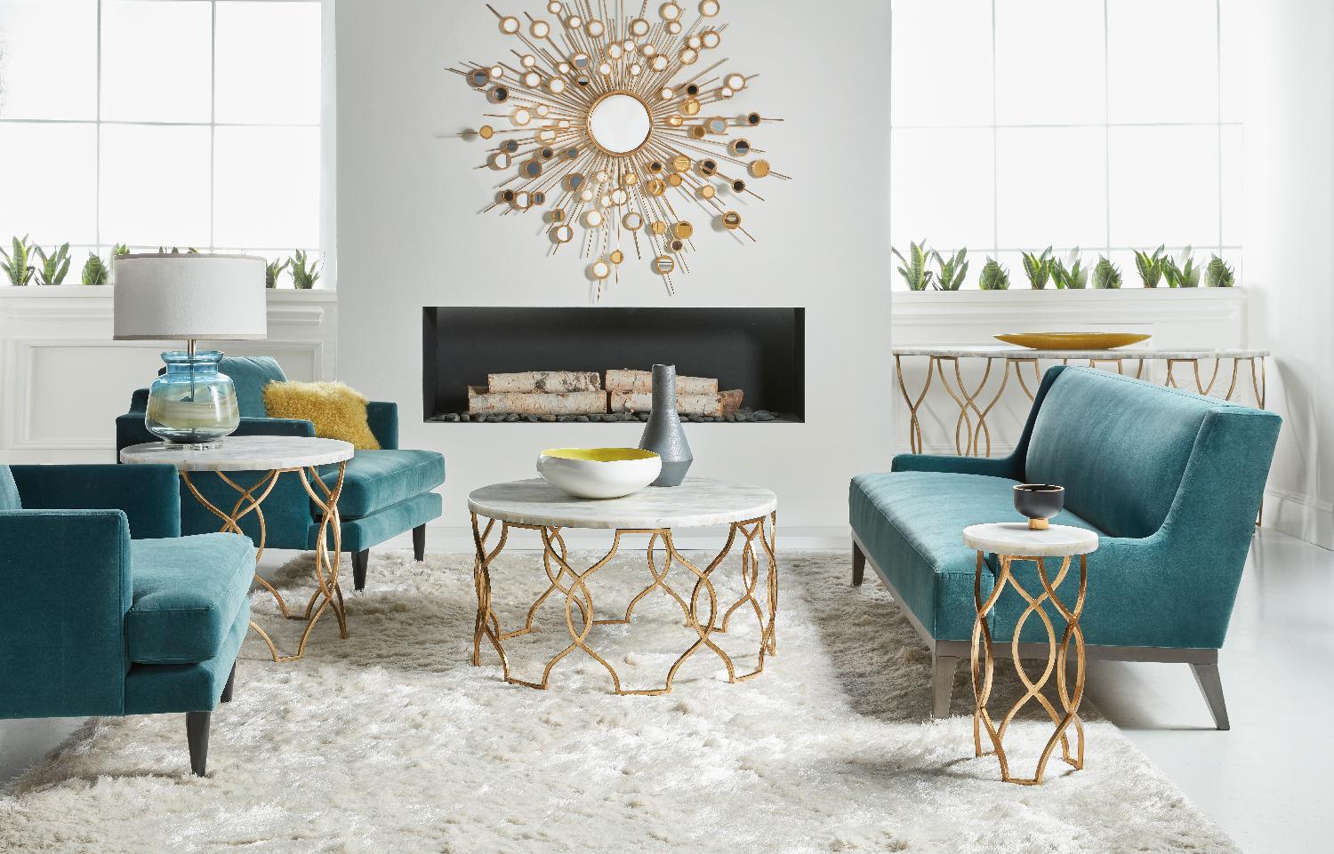Melange Corrina Round Lamp Table - Image 3