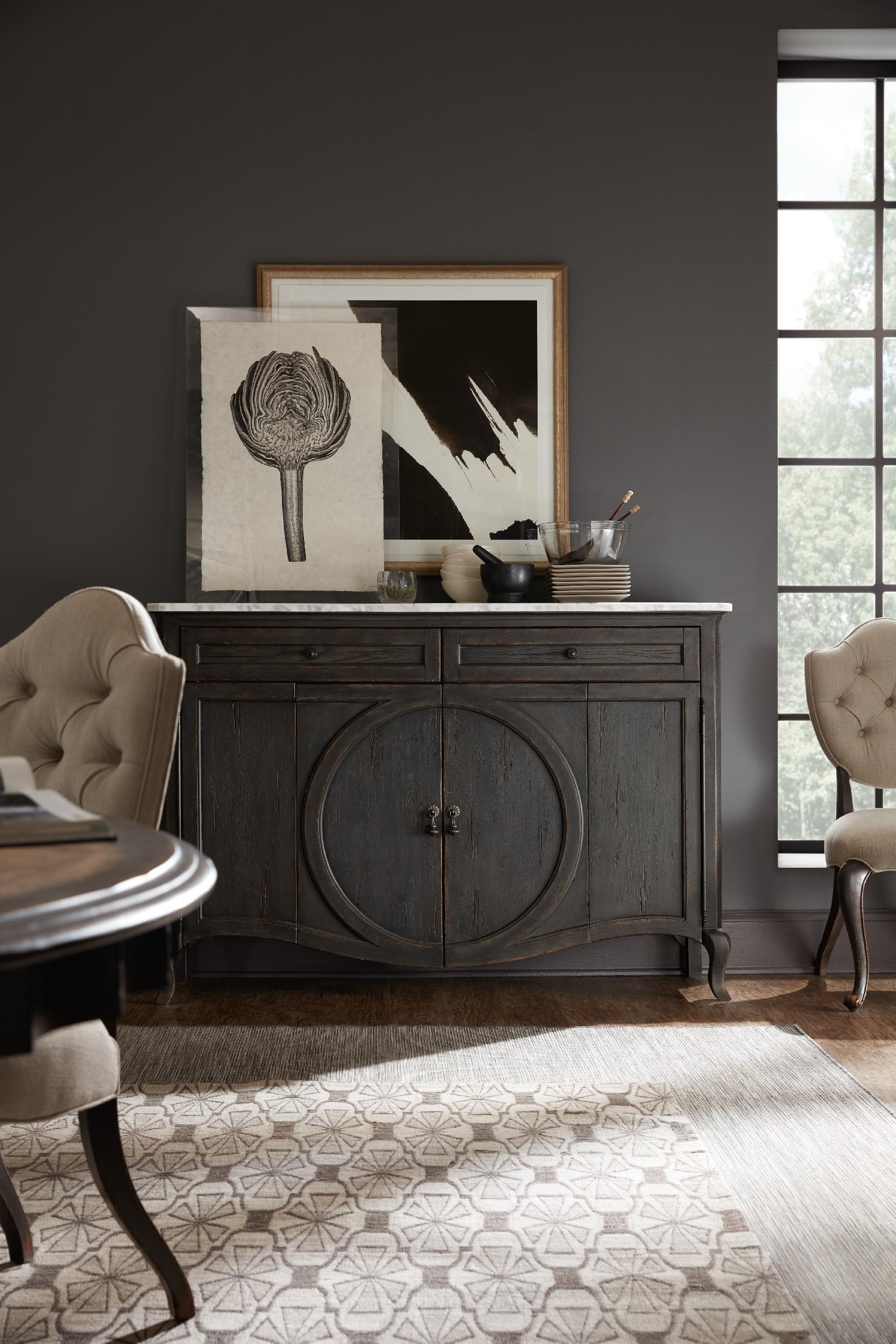 Melange Four-Door Two-Drawer Credenza - Image 3