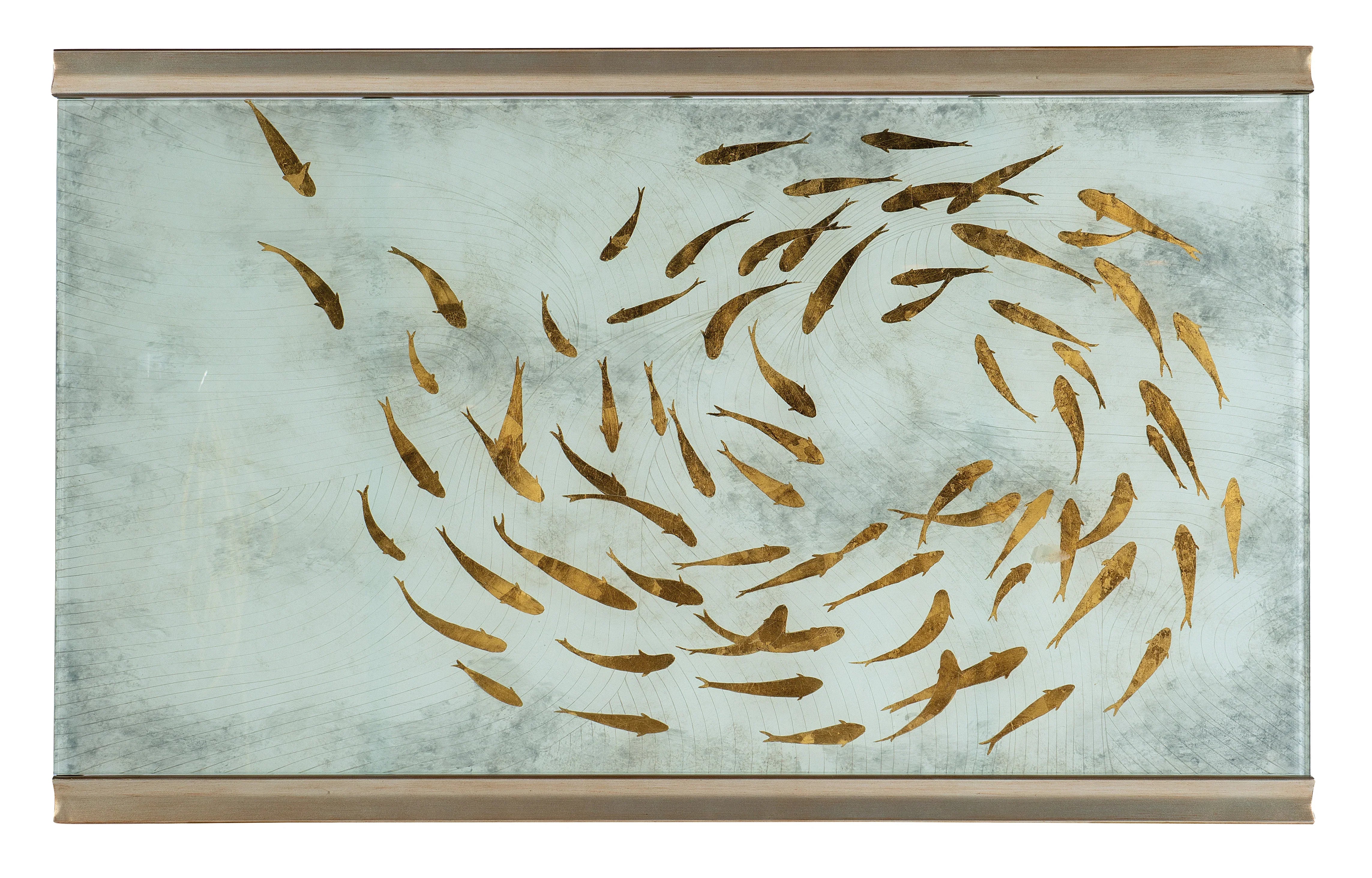 Melange Koi Rectangle Cocktail Table - Image 3