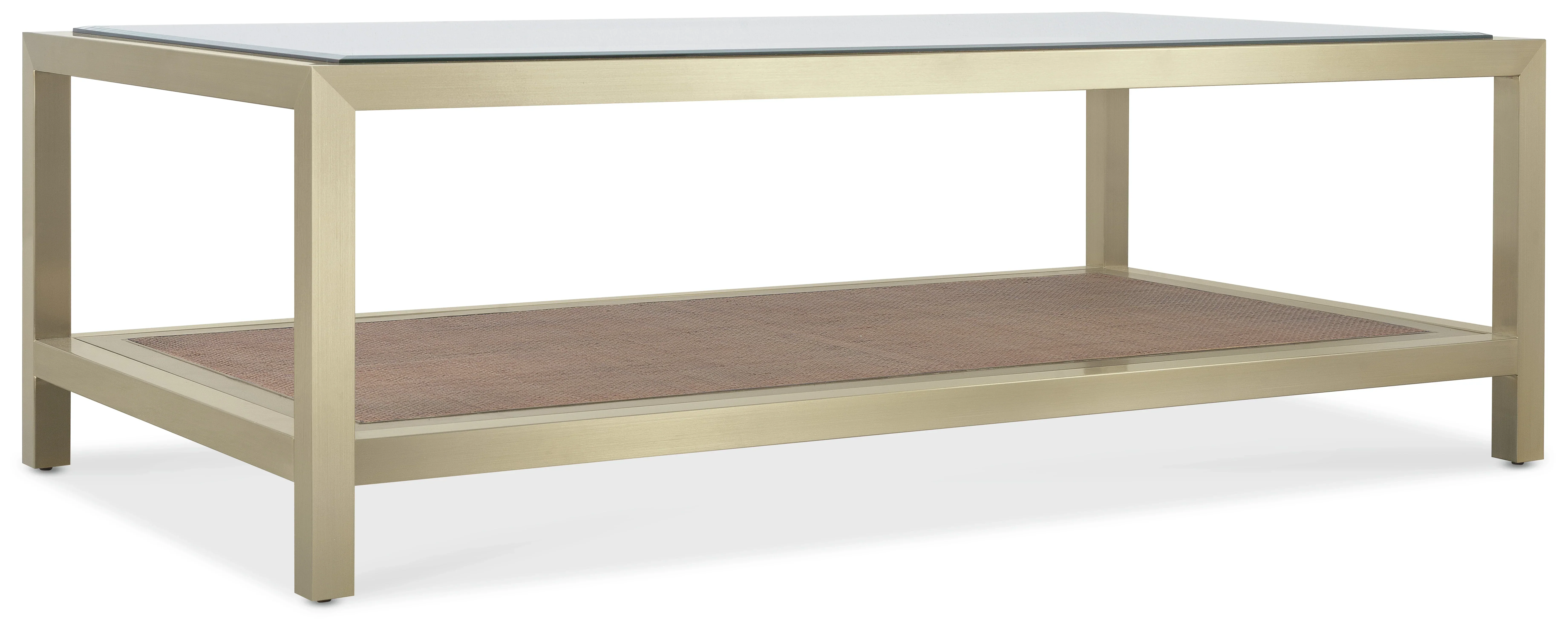 Melange Raising Cane Cocktail Table