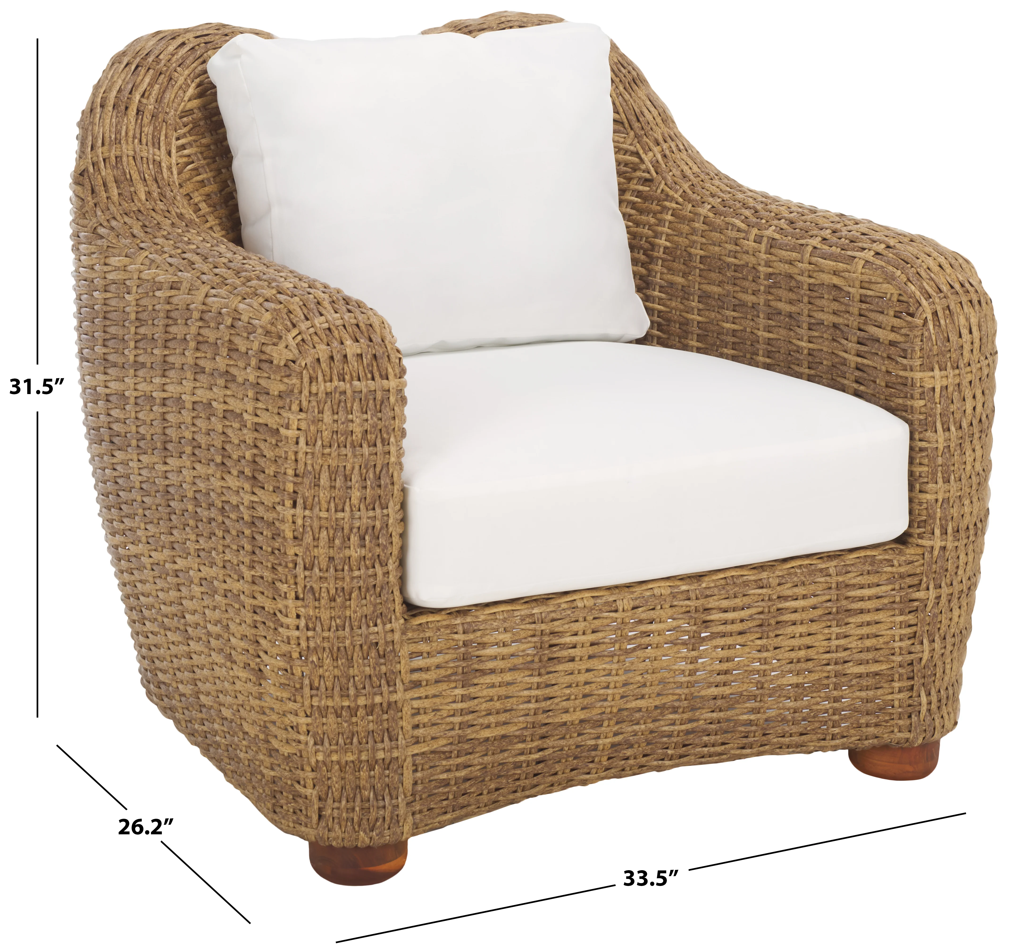 Melbourne Wicker Patio Chair - Image 7