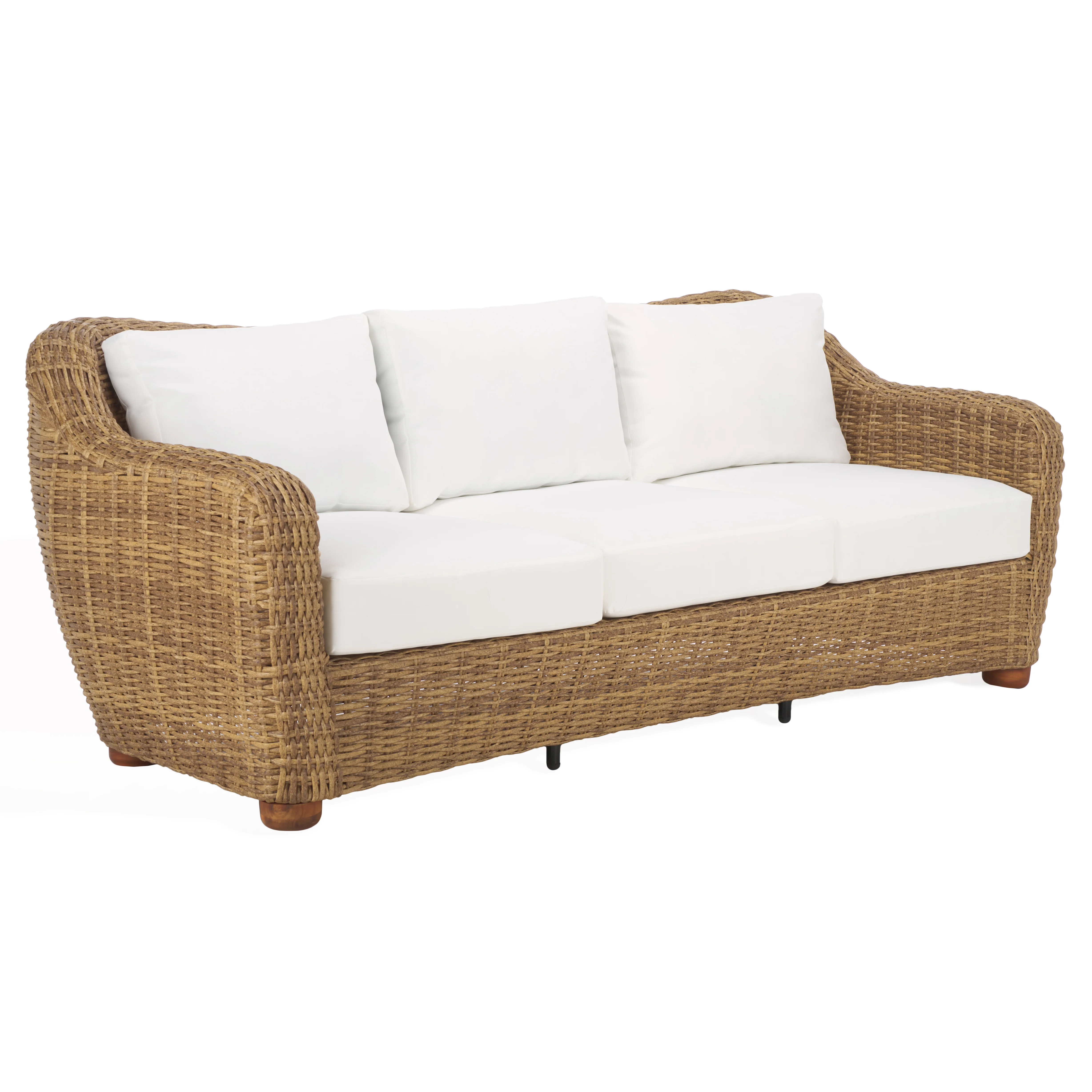 Melbourne Wicker Patio Sofa - Image 6