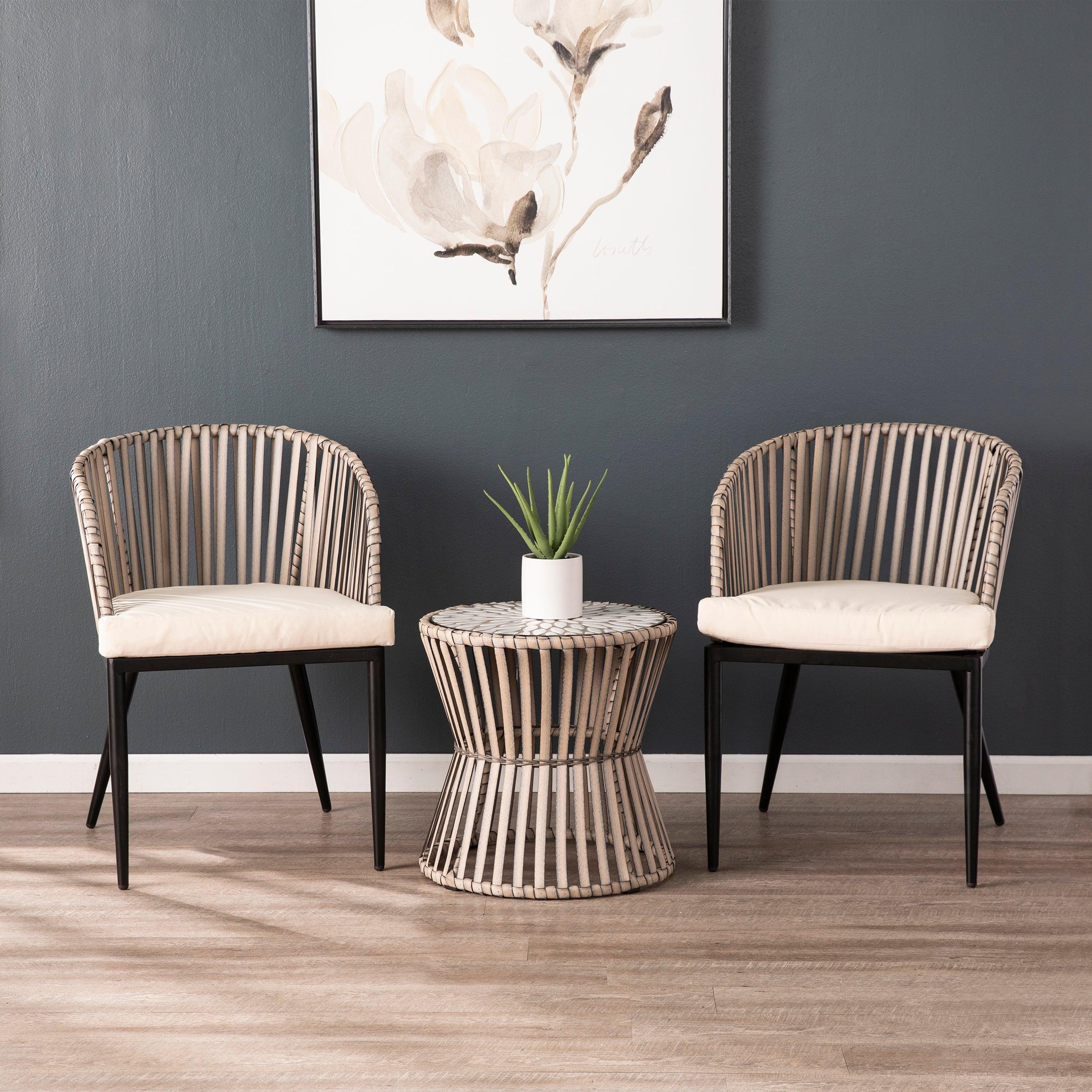 Melilani Outdoor Chairs w/ Cushions – 2pc Set - Image 8