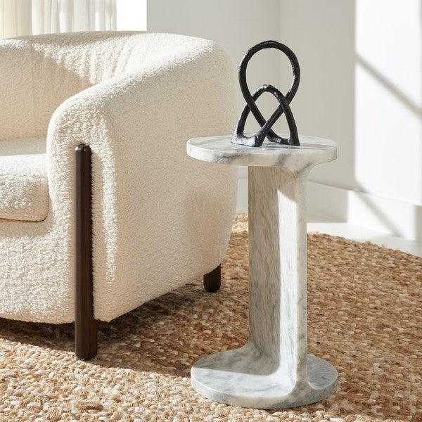 Melinda Marble "C" Accent Table - Image 2