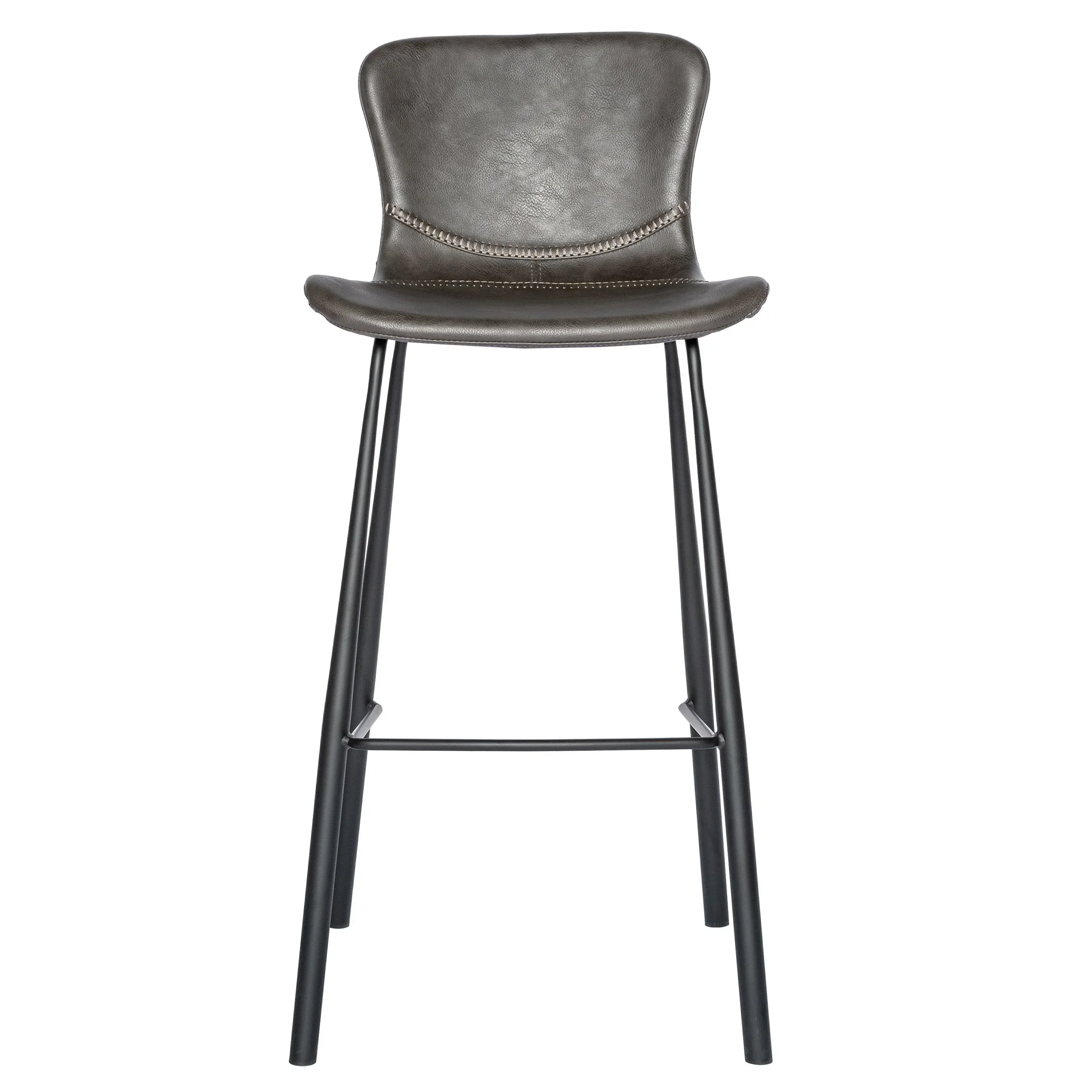 Melody Bar Stool in Dark Gray - Set of 2 - Image 2