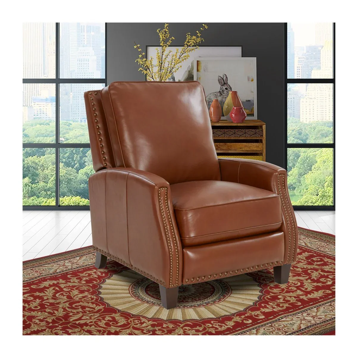 Melrose Push Thru The Arms Recliner - Image 23