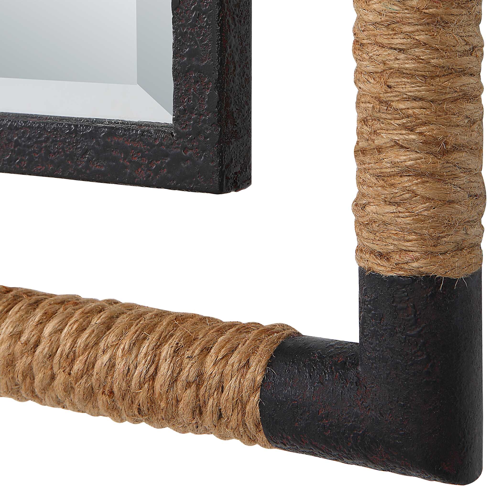 Melville Iron & Rope Tall Mirror - Image 5