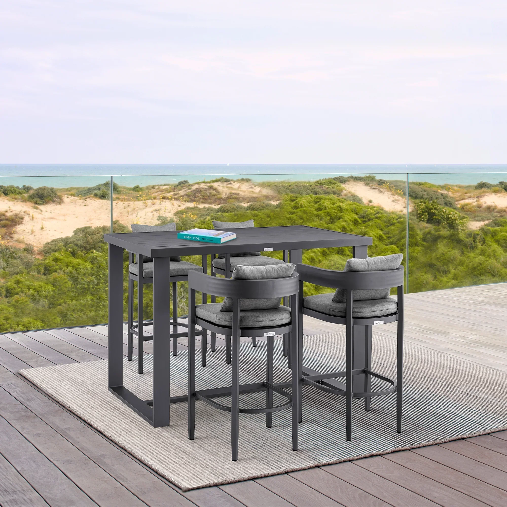 Menorca Outdoor Bar Table - Image 5