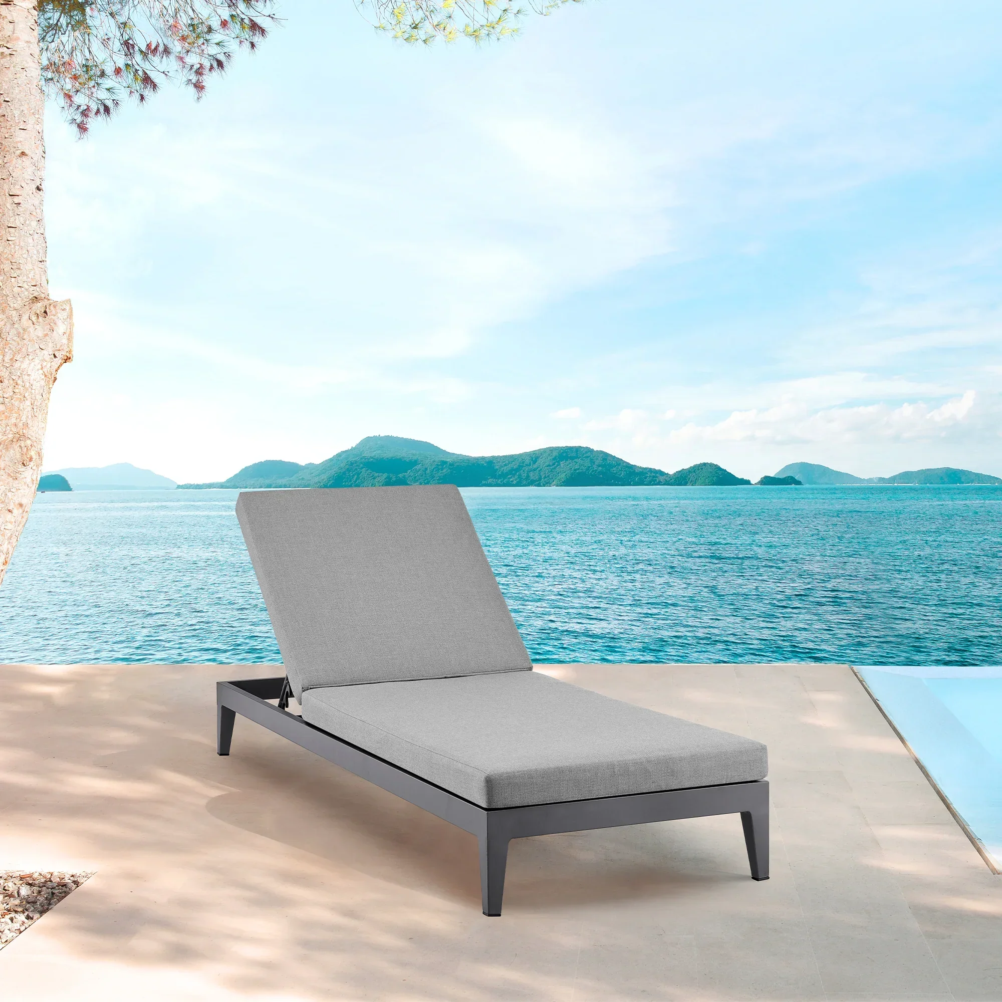 Menorca Outdoor Chaise Lounge - Image 2