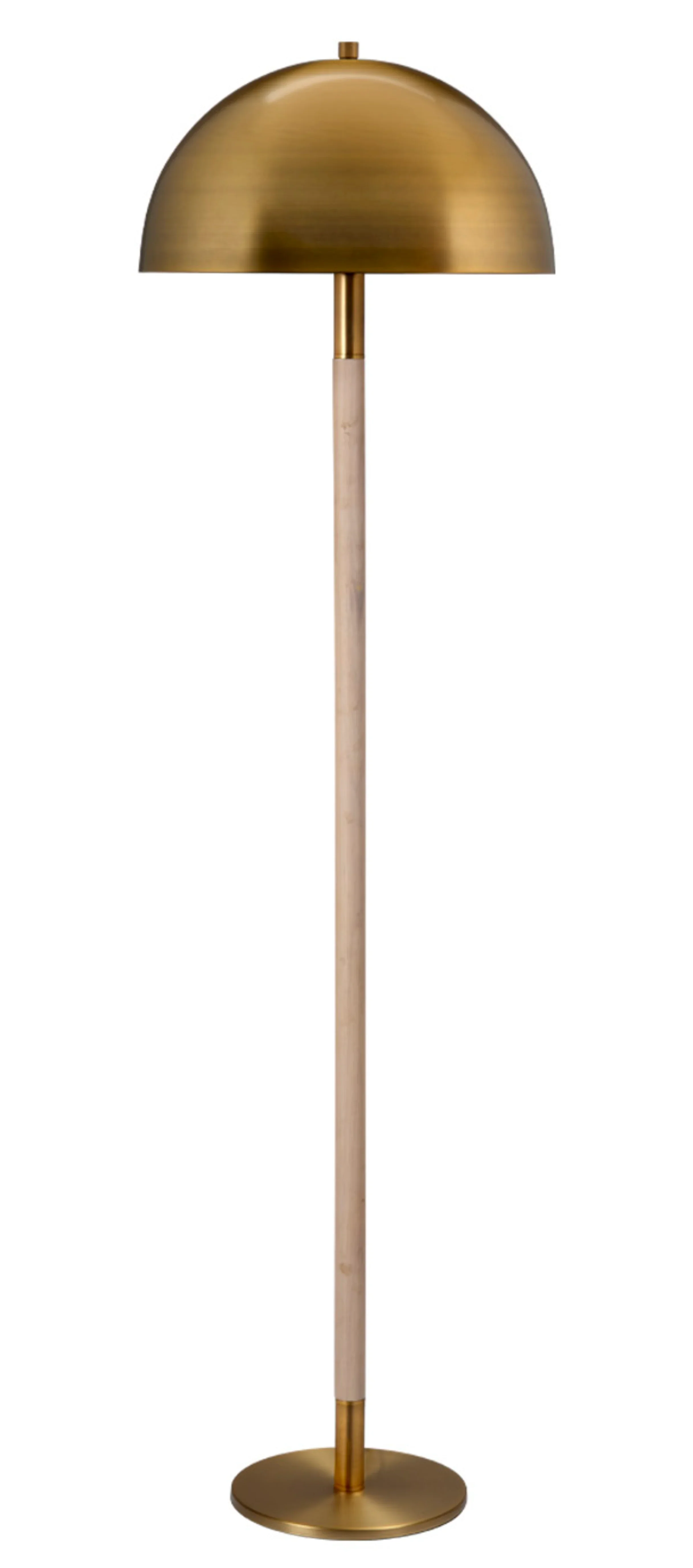 Merlin Metal and Wood Floor Lamp