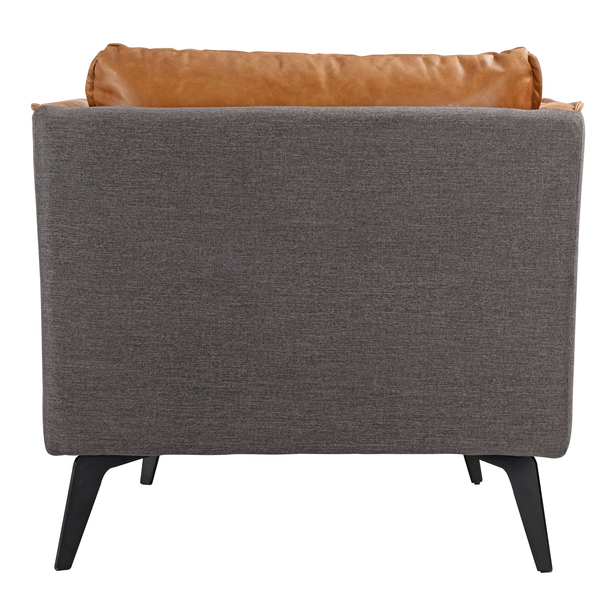 Messina Leather Arm Chair Cigare Tan Leather - Image 5