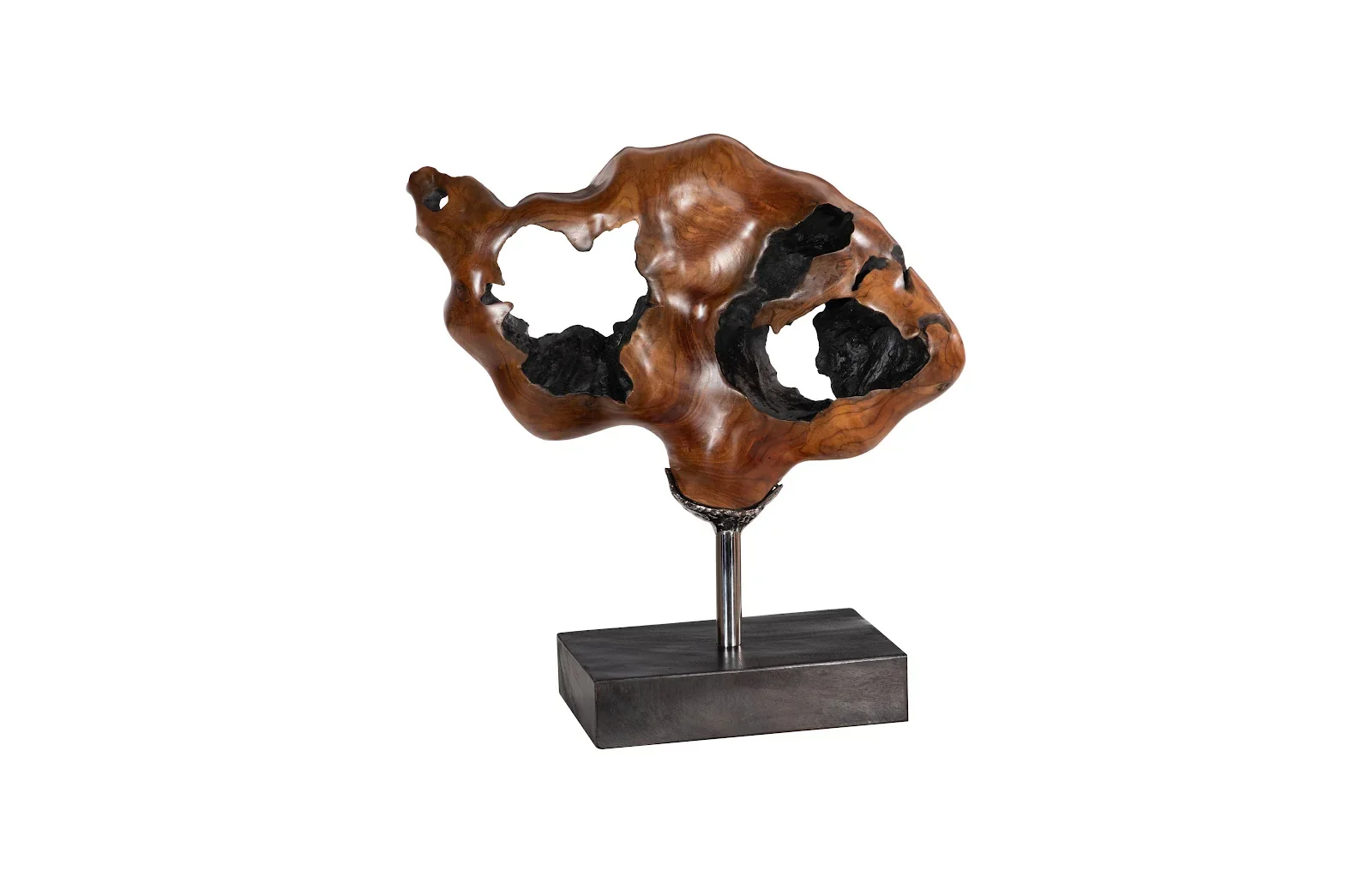 Metallurgy Wood Sculpture - Image 2
