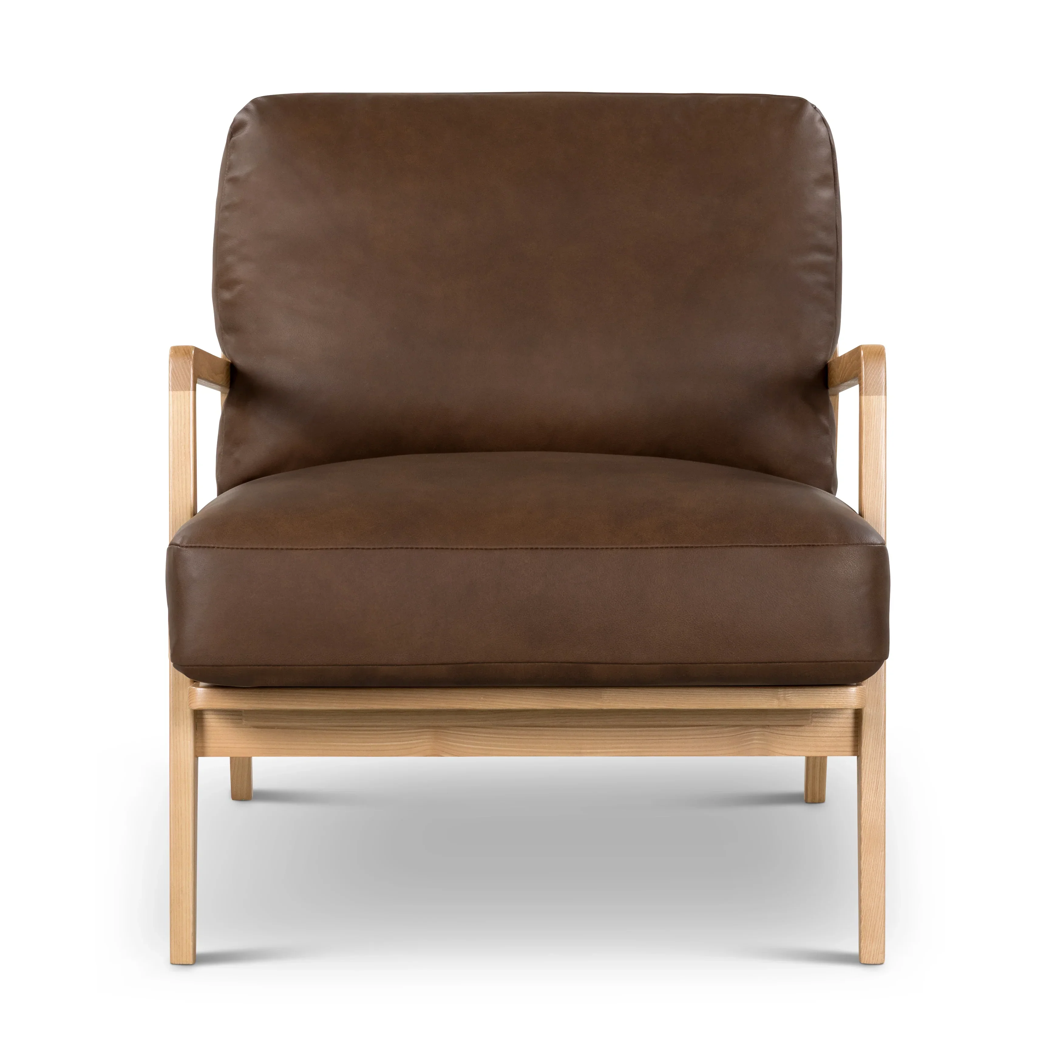 Metro - Carmelo Genuine Leather Accent Chair - Image 2