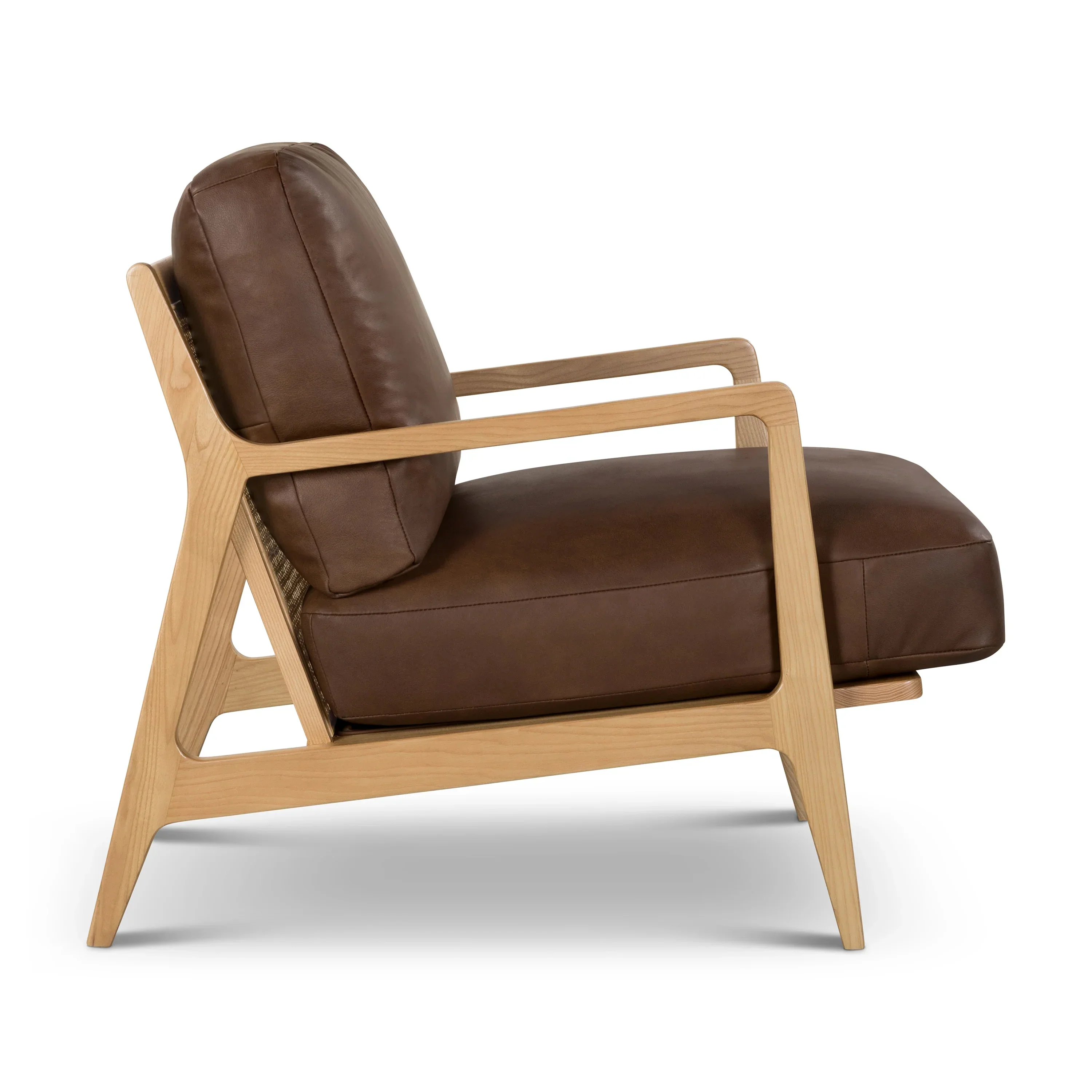 Metro - Carmelo Genuine Leather Accent Chair - Image 3
