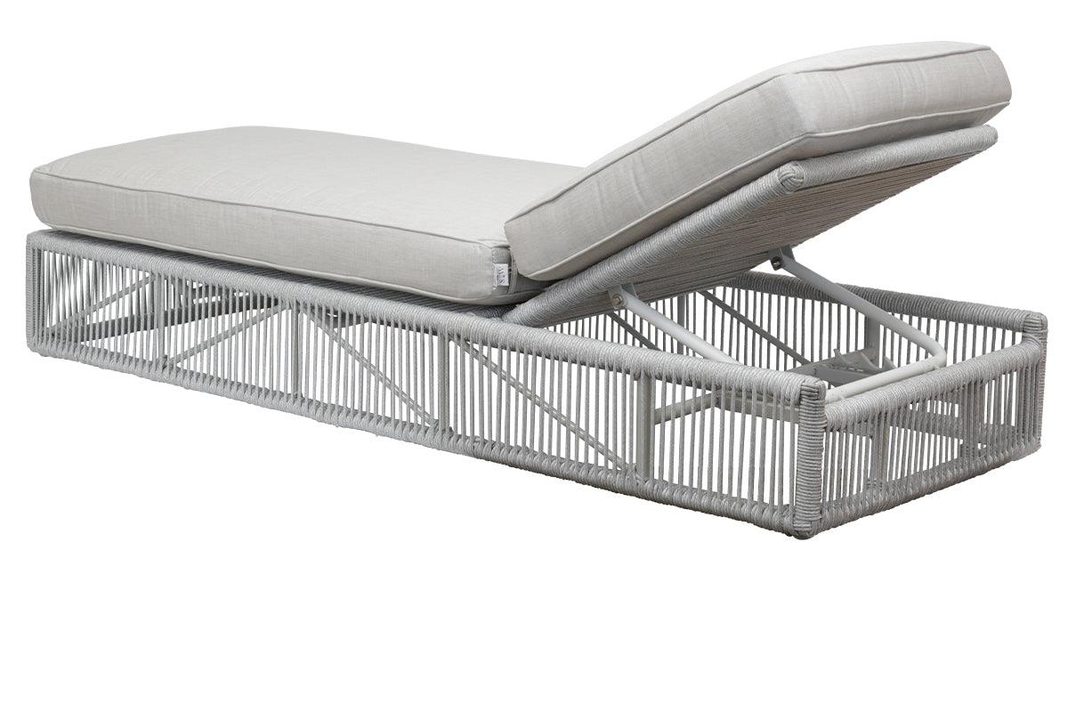 Miami Adjustable Chaise in Echo Ash w/ Self Welt - Image 3