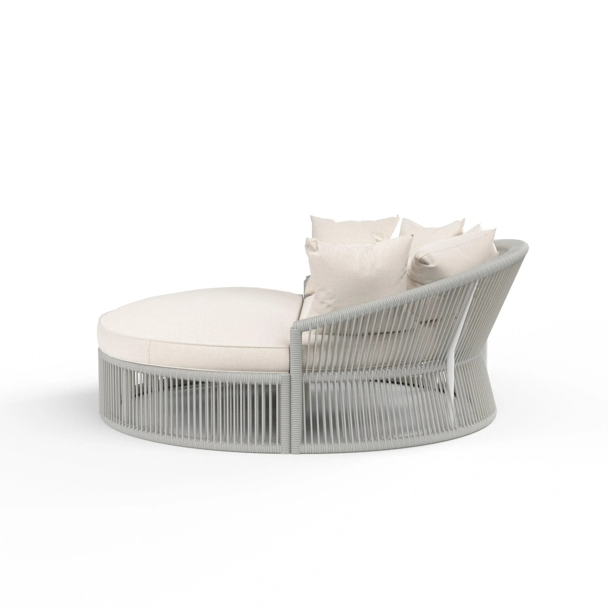 Miami Daybed w/ Premium Sunbrella fabric in Echo Ash - Image 3