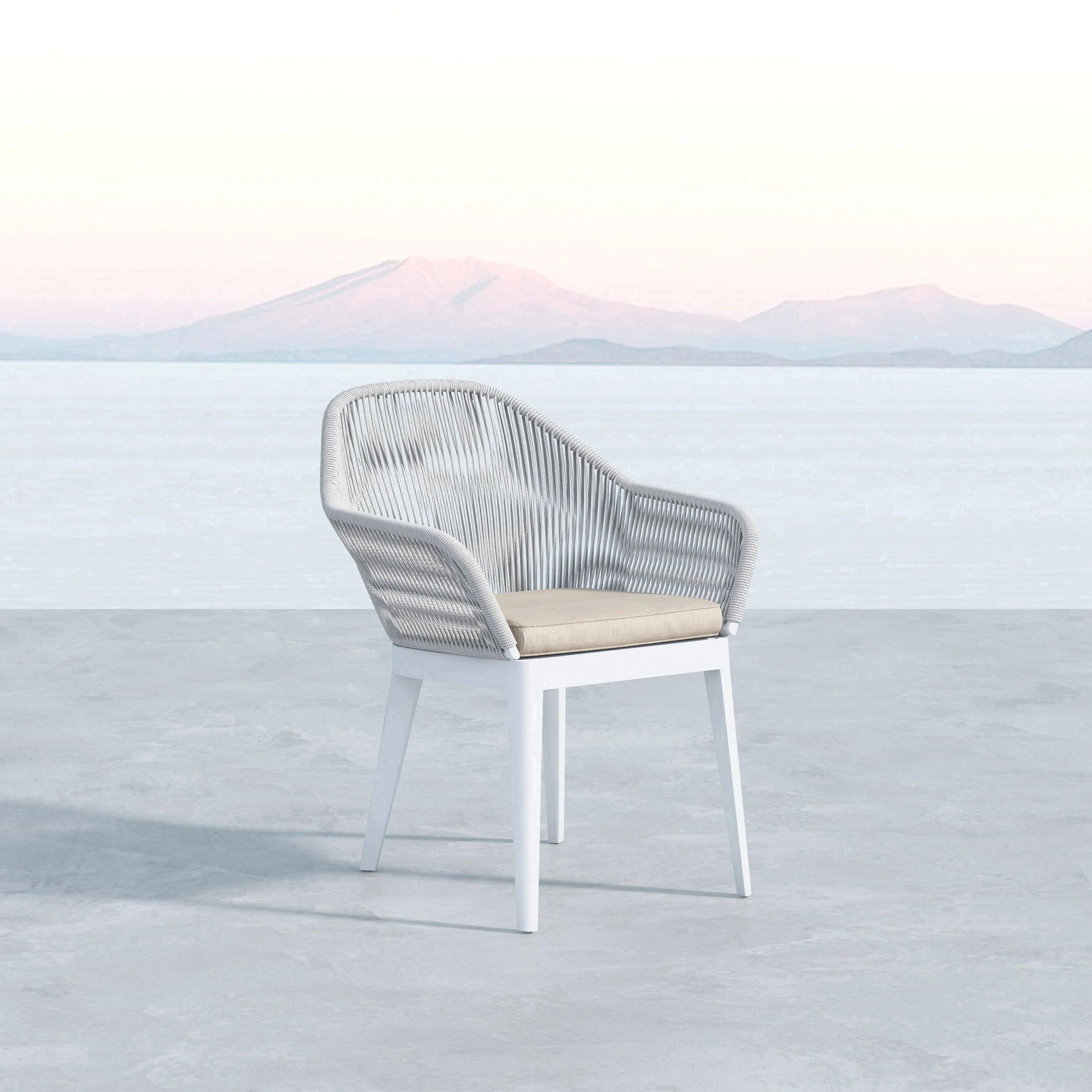 Miami Dining Chair in Echo Ash w/ Self Welt - Image 2