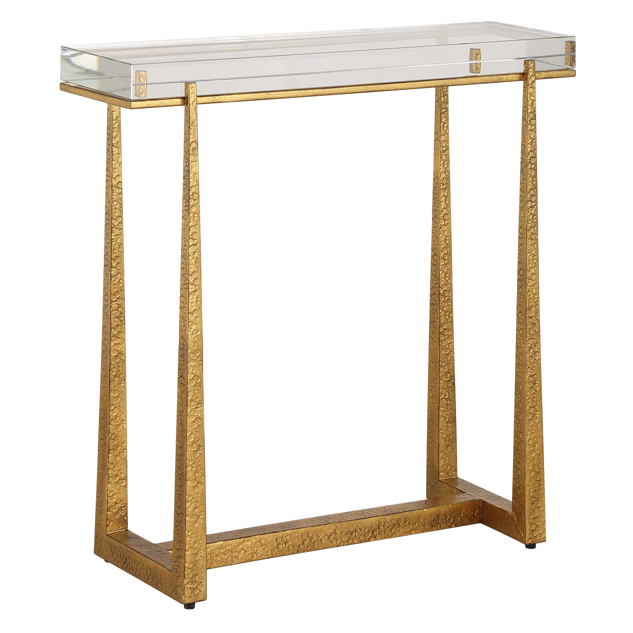 Midas Thick Crystal Accent Table - Image 4