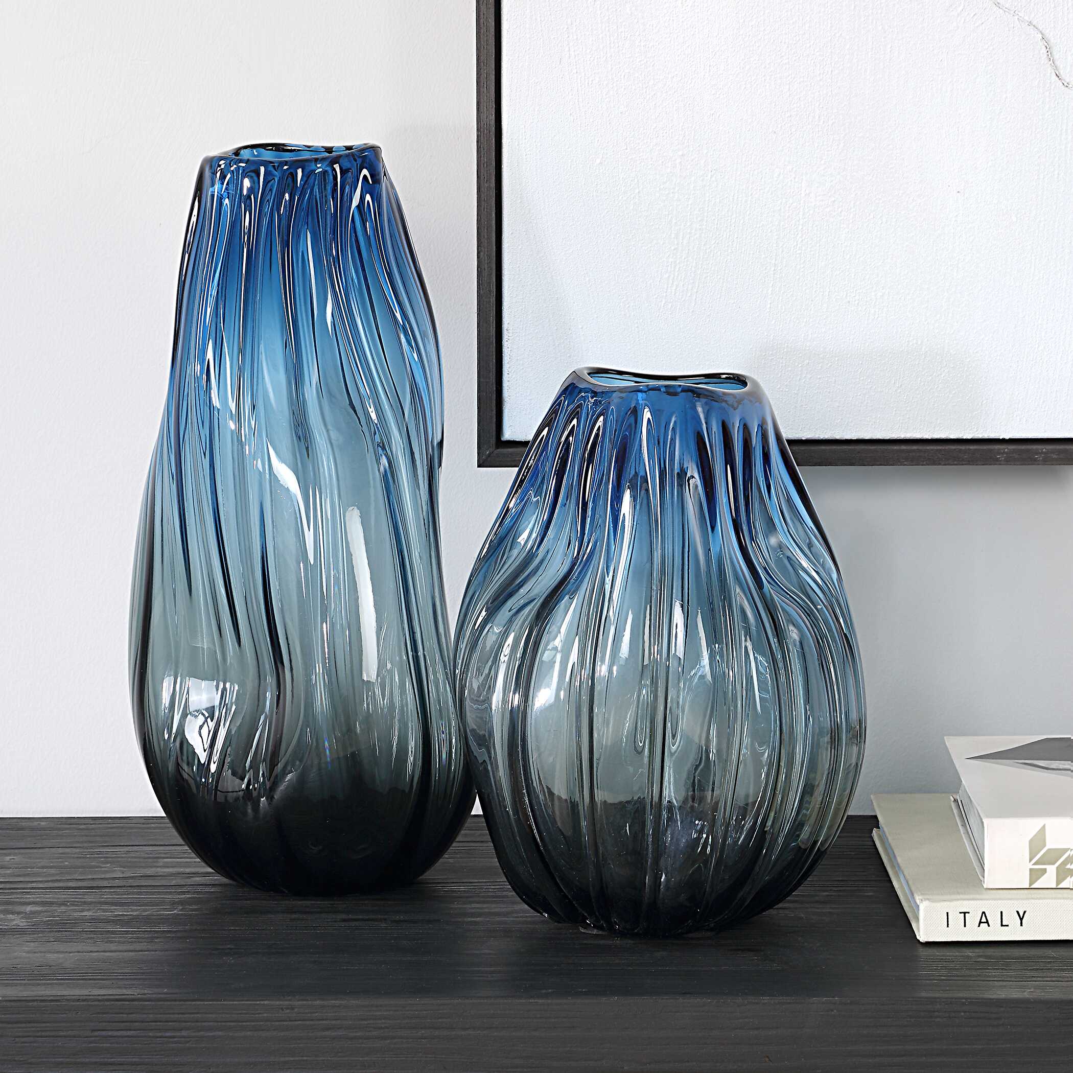 Midnight Horizon Vases - Set of 2 - Image 3