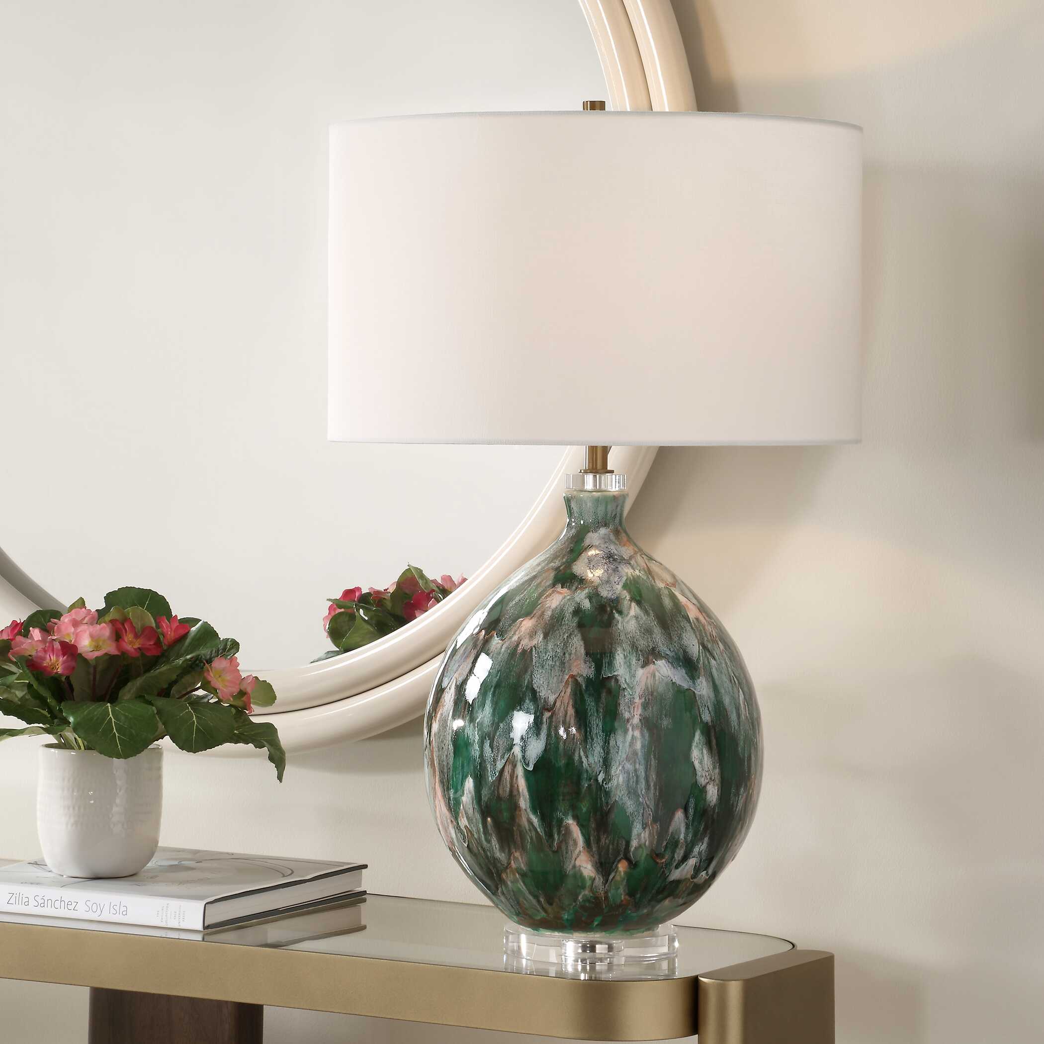 Mihaela Drip Glaze Table Lamp - Image 2