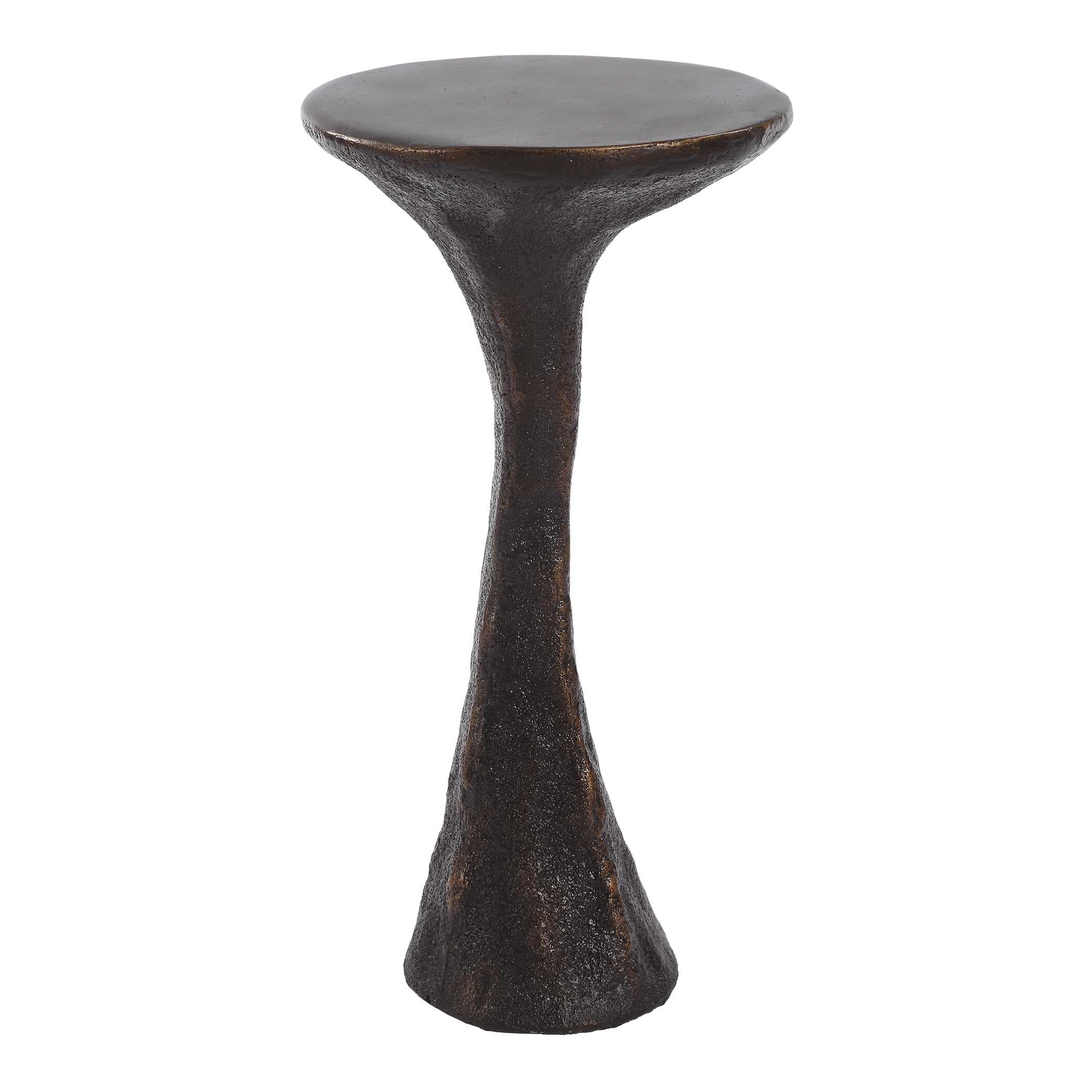 Milan Outdoor Dark Bronze Drink Table - Image 3