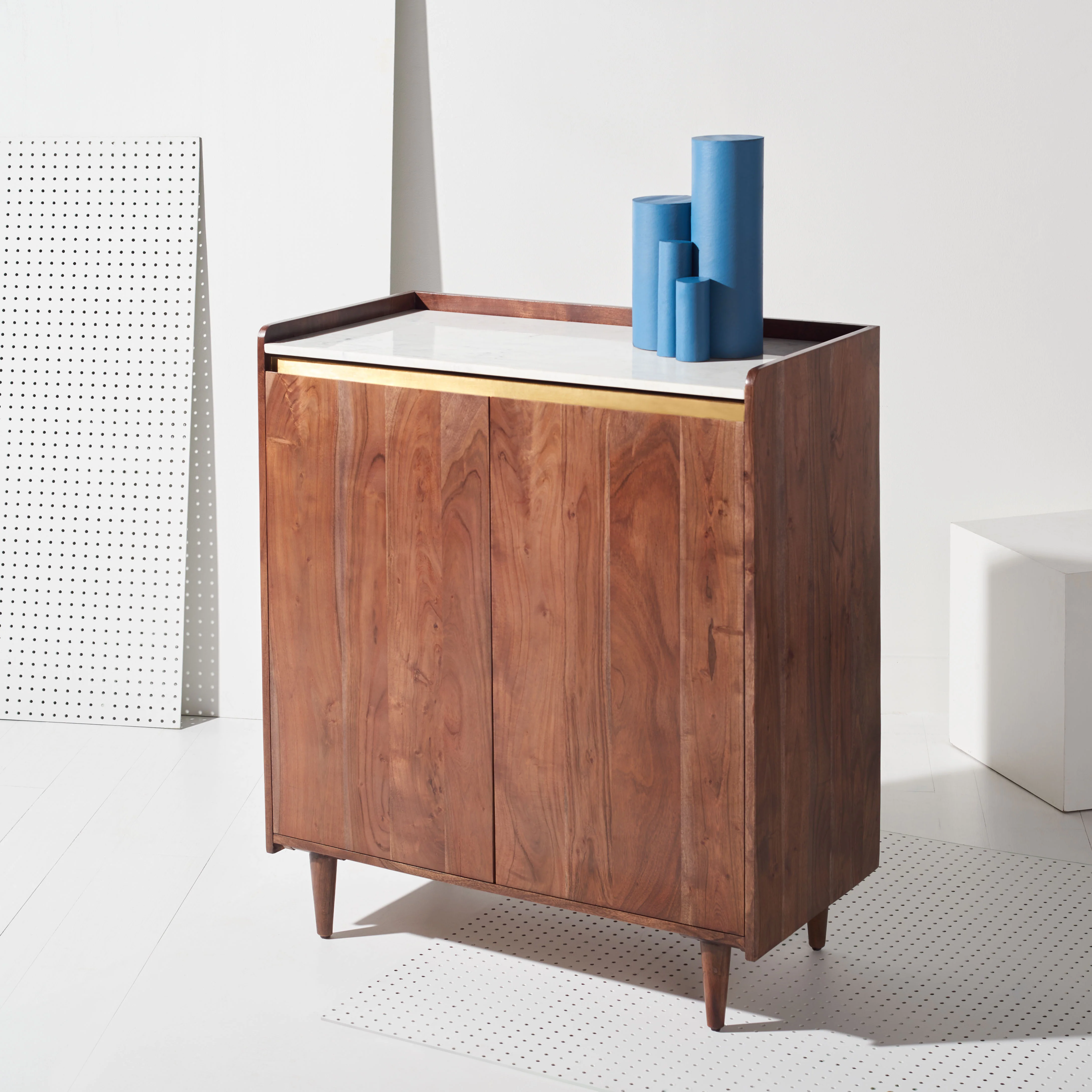 Milana Marble Bar Cabinet - Image 2
