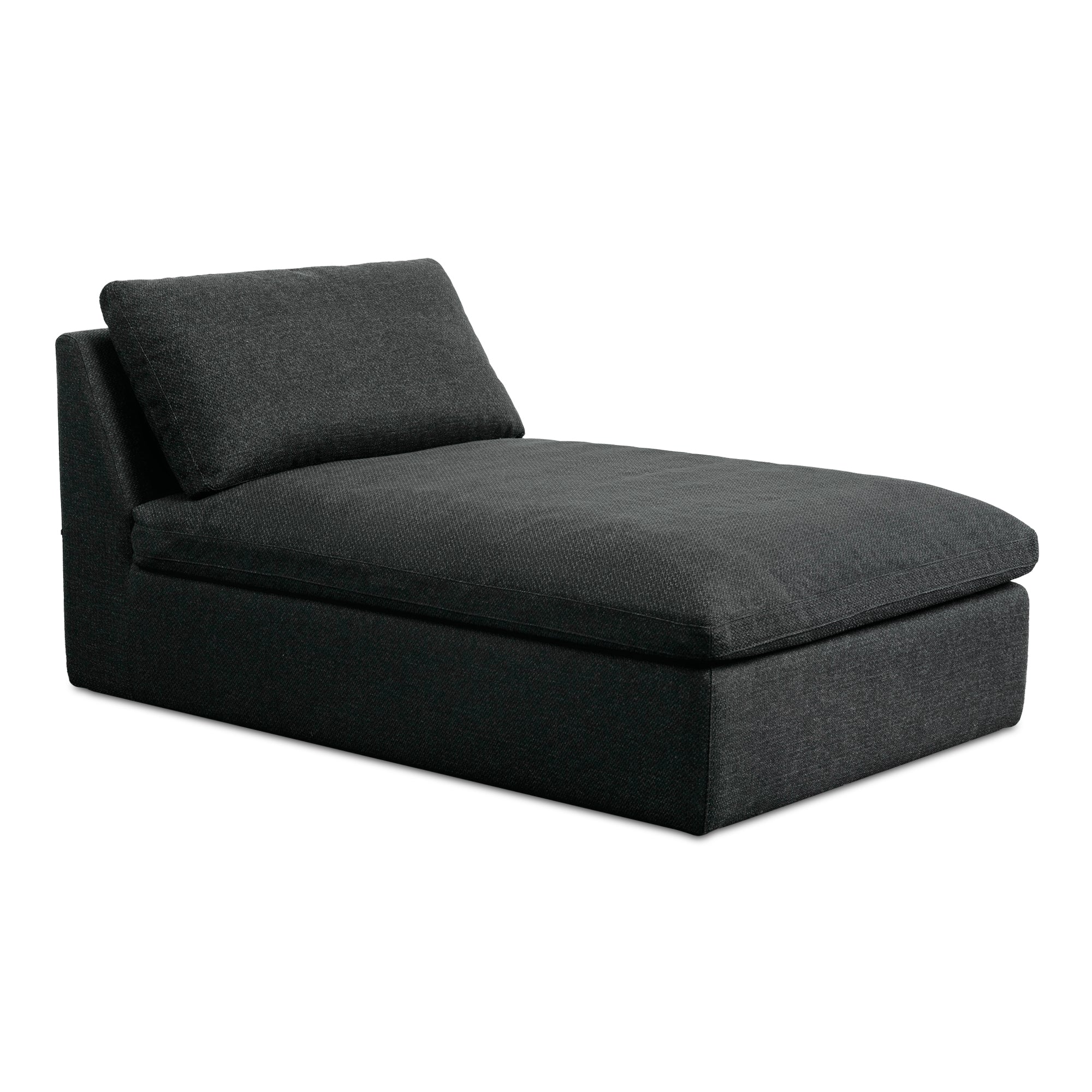 Miles Outdoor Chaise Speckled Charcoal - Image 3