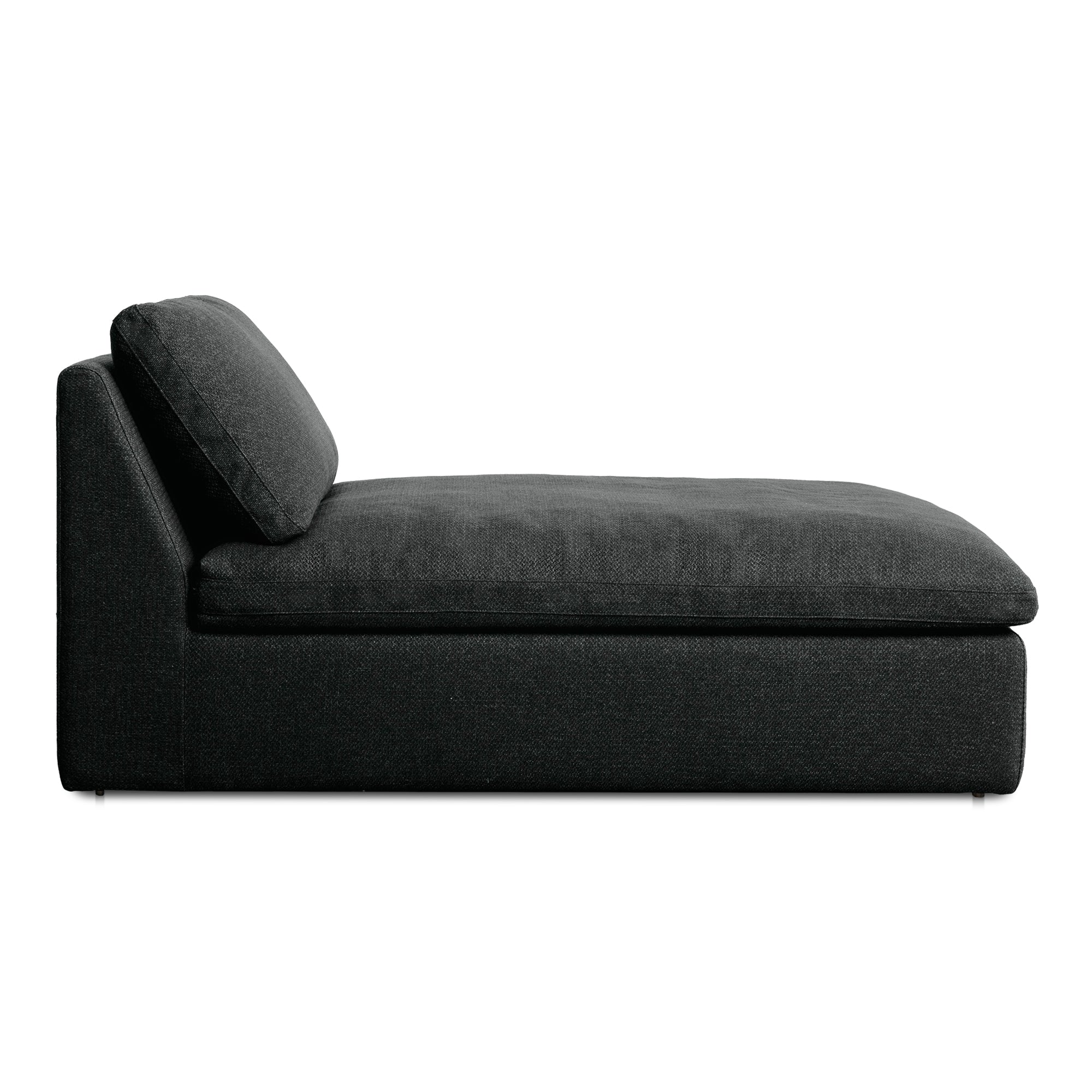 Miles Outdoor Chaise Speckled Charcoal - Image 4