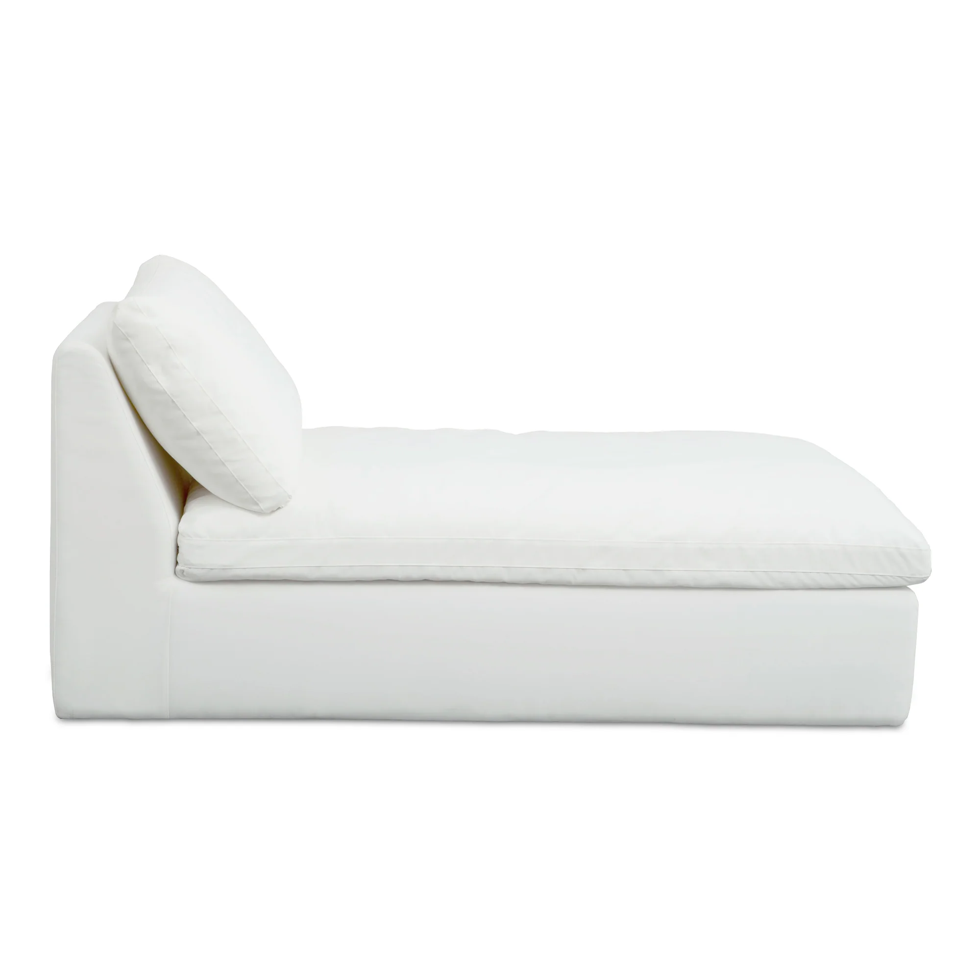 Miles Outdoor Chaise White - Image 5