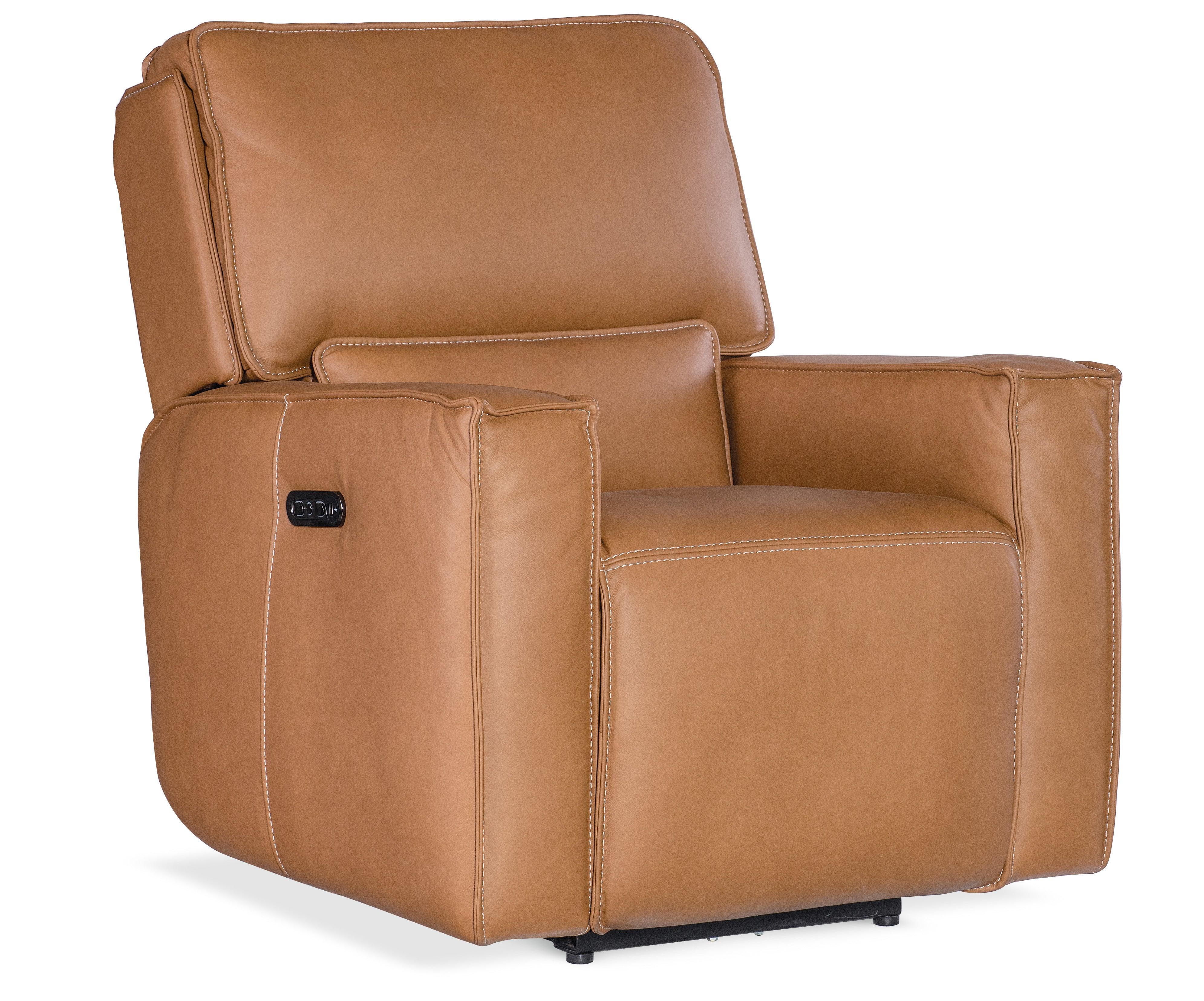 Miles Zero Gravity Power Recliner w/ Power Headrest - Brown