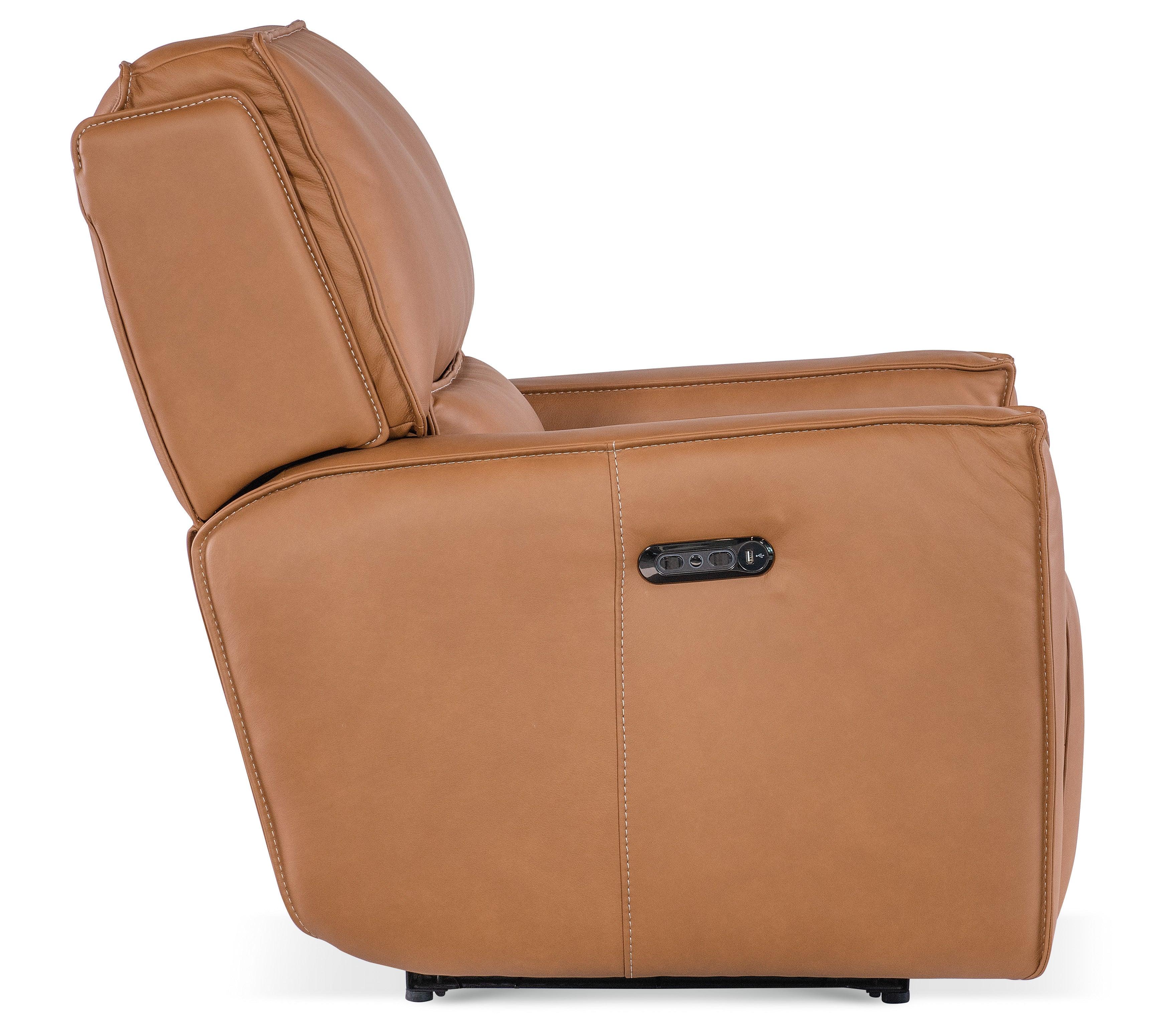 Miles Zero Gravity Power Recliner w/ Power Headrest - Brown - Image 5