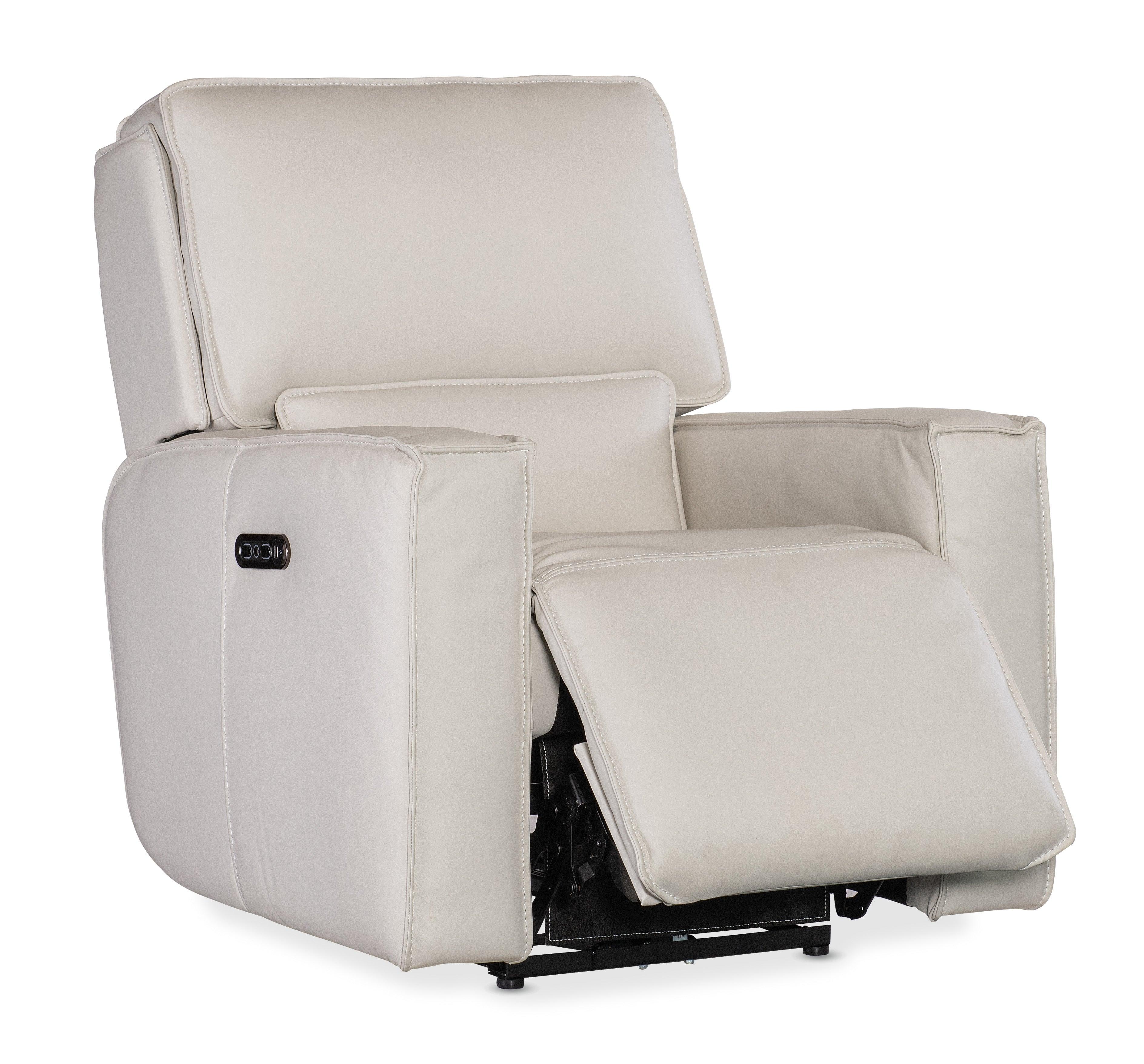 Miles Zero Gravity Power Recliner w/ Power Headrest - Grey - Image 4