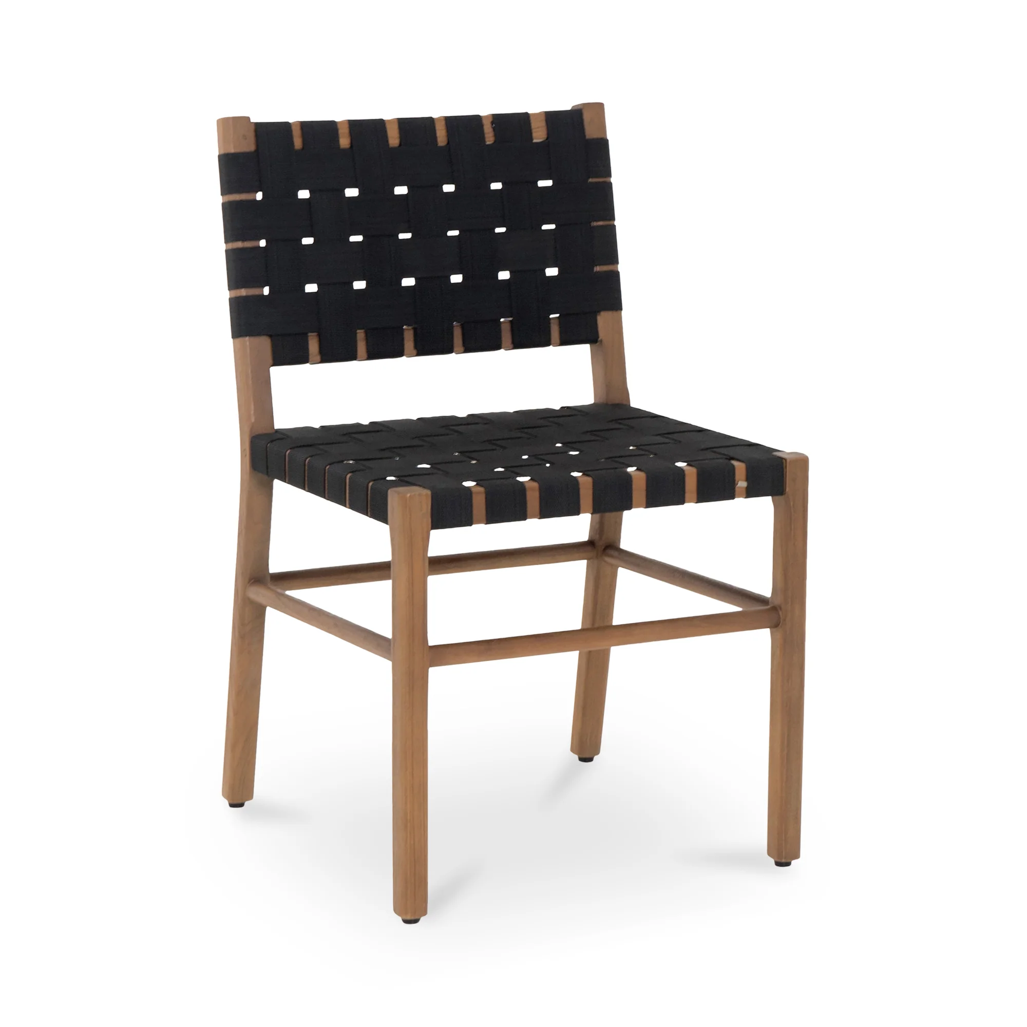 Mira Outdoor Dining Chair Black - Set of 2 - Image 3