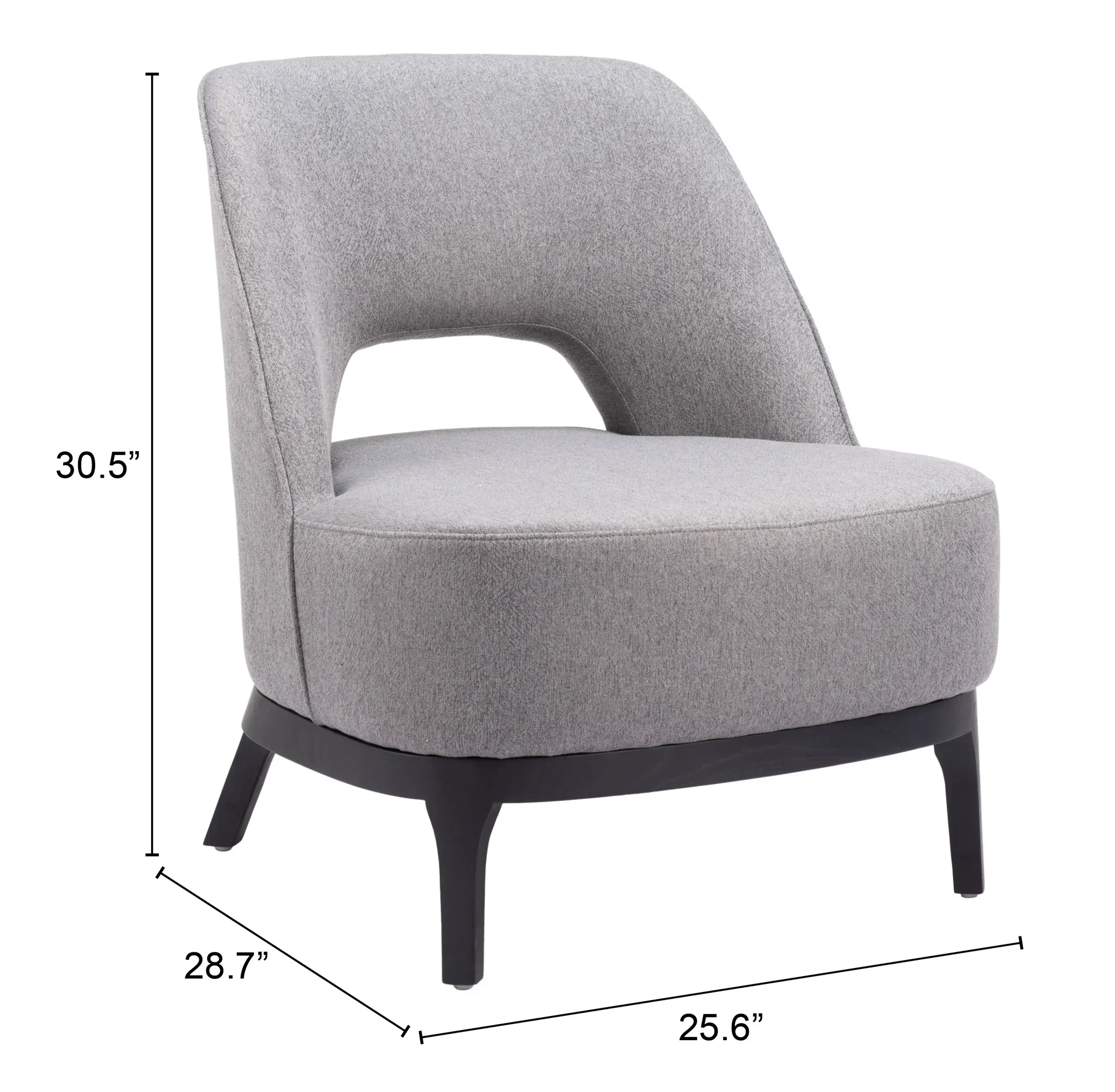 Mistley Accent Chair Gray - Image 6