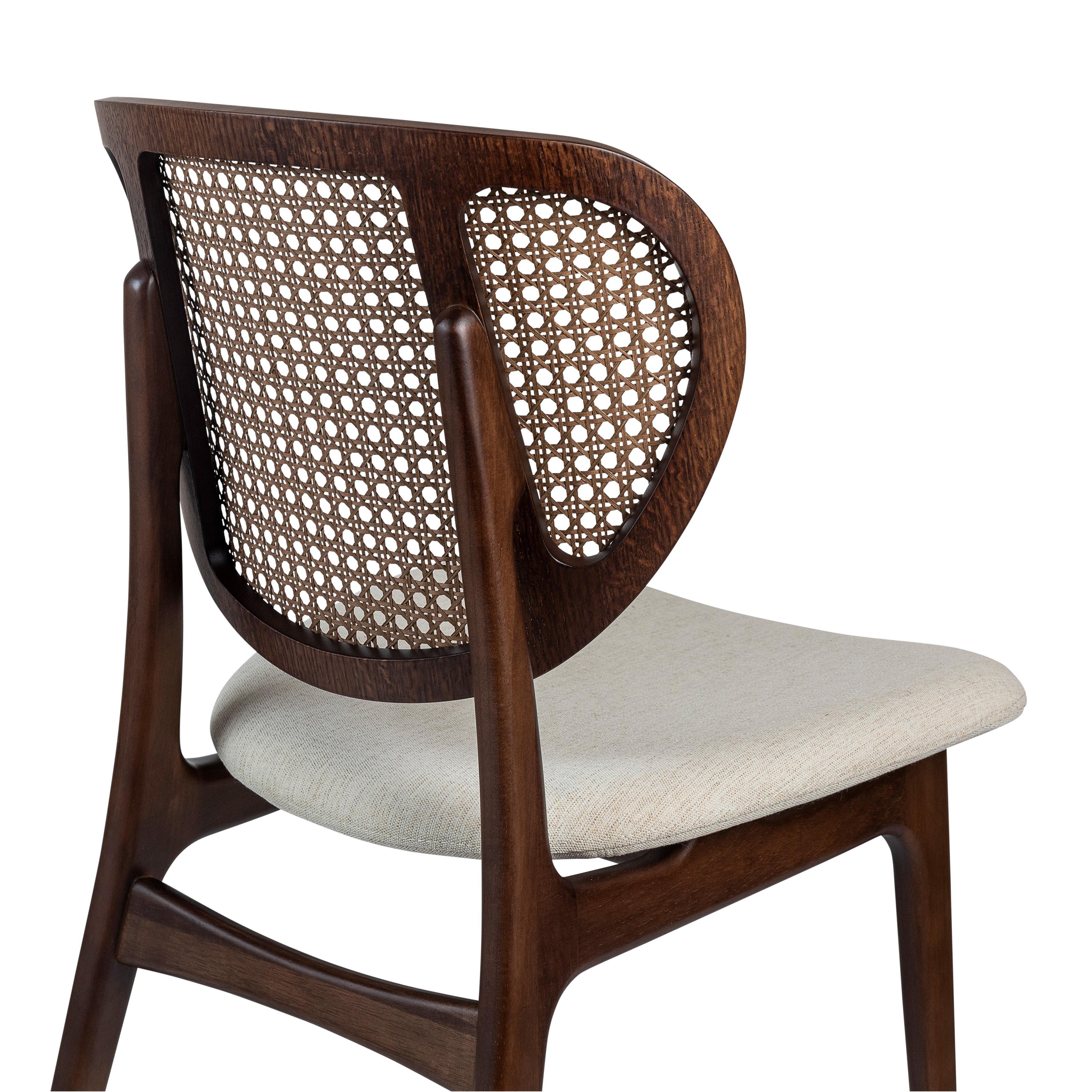 Modern Brazilian - Joelma - Cane Side Chair - Set of 2 - Image 12