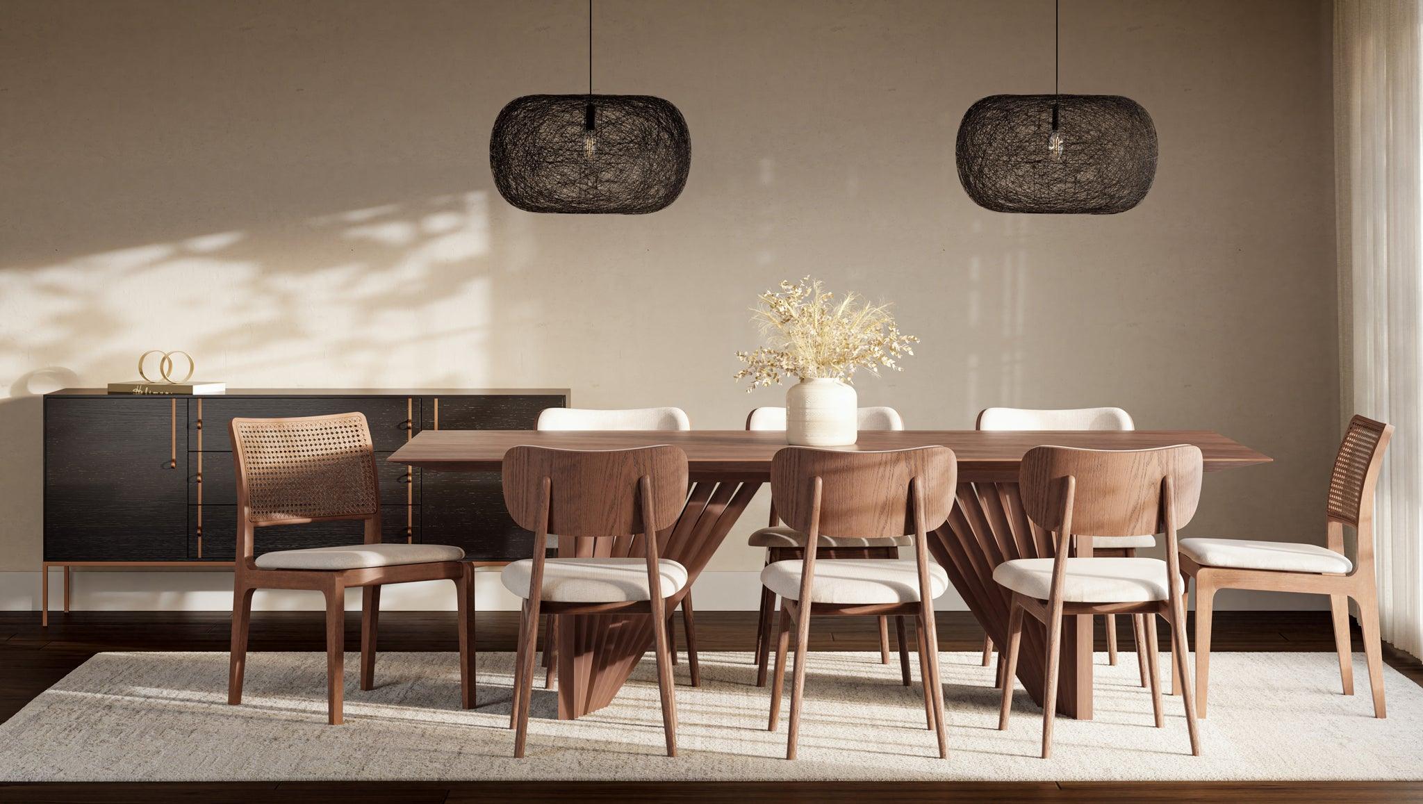 Modern Brazilian - Laguna - Wooden Top Dining Table - Image 19