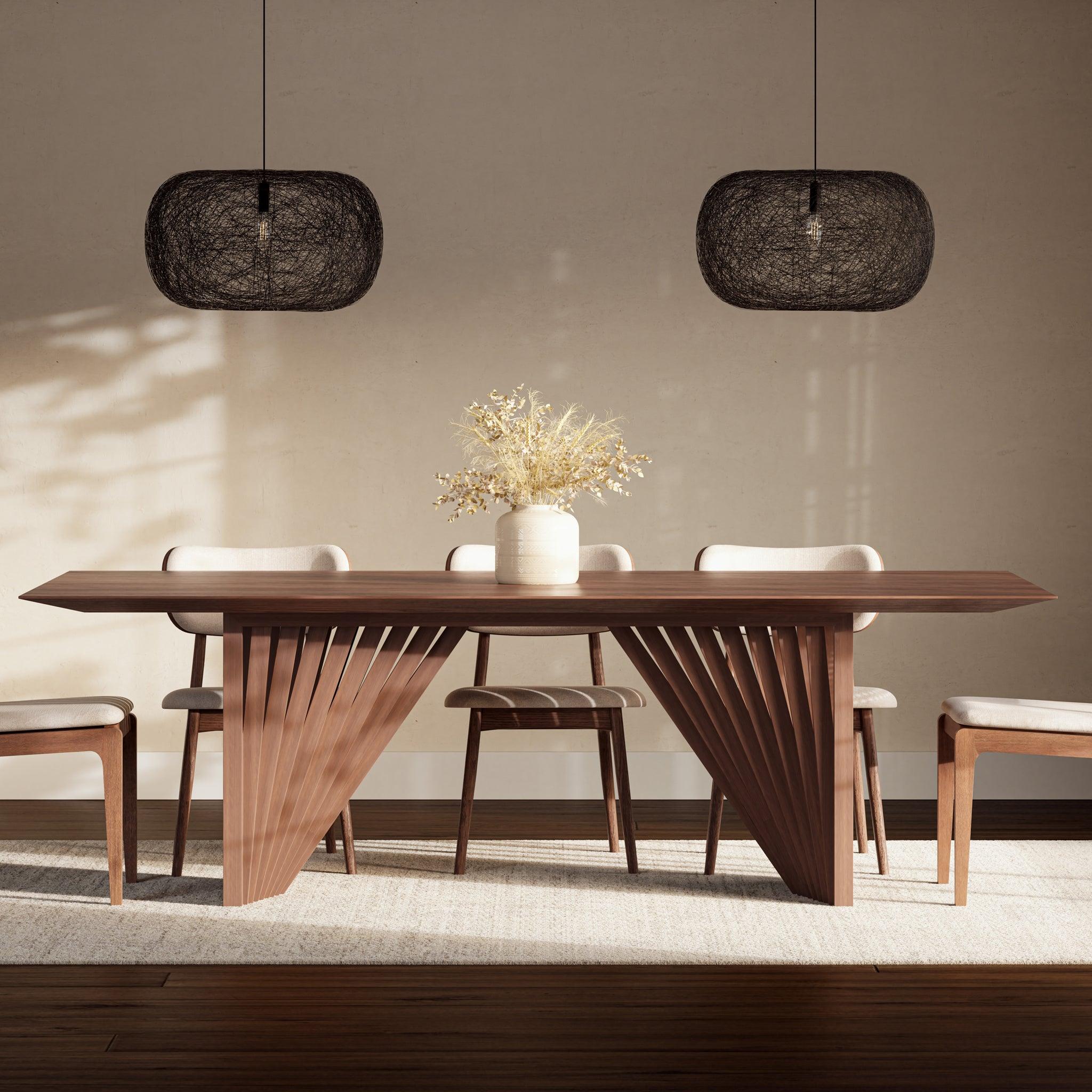 Modern Brazilian - Laguna - Wooden Top Dining Table - Image 20