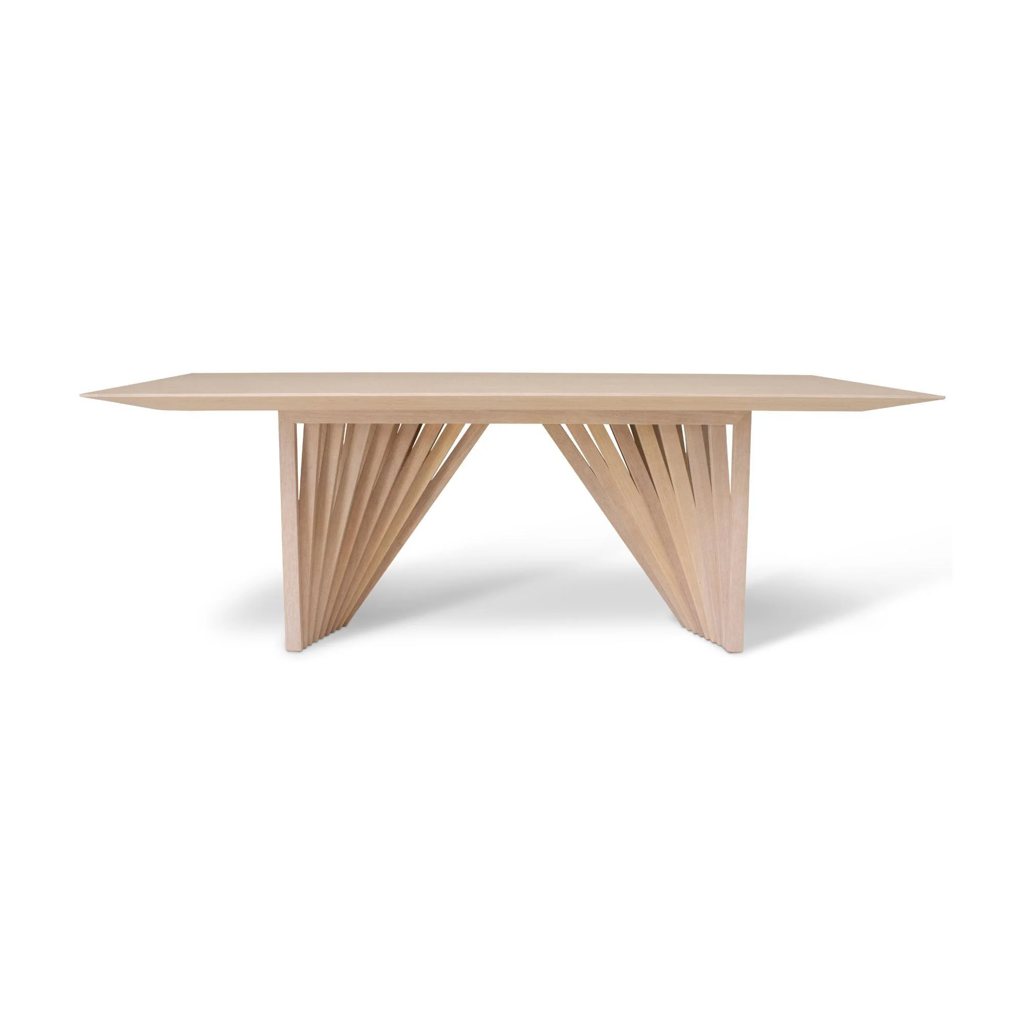 Modern Brazilian - Laguna - Wooden Top Dining Table - Image 3