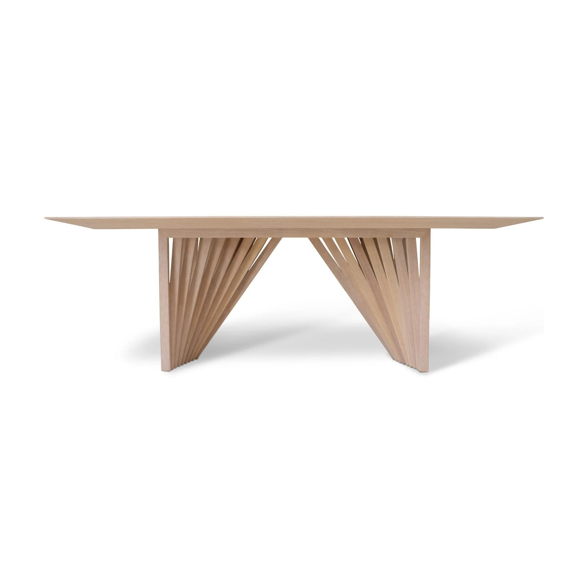 Modern Brazilian - Laguna - Wooden Top Dining Table - Image 5