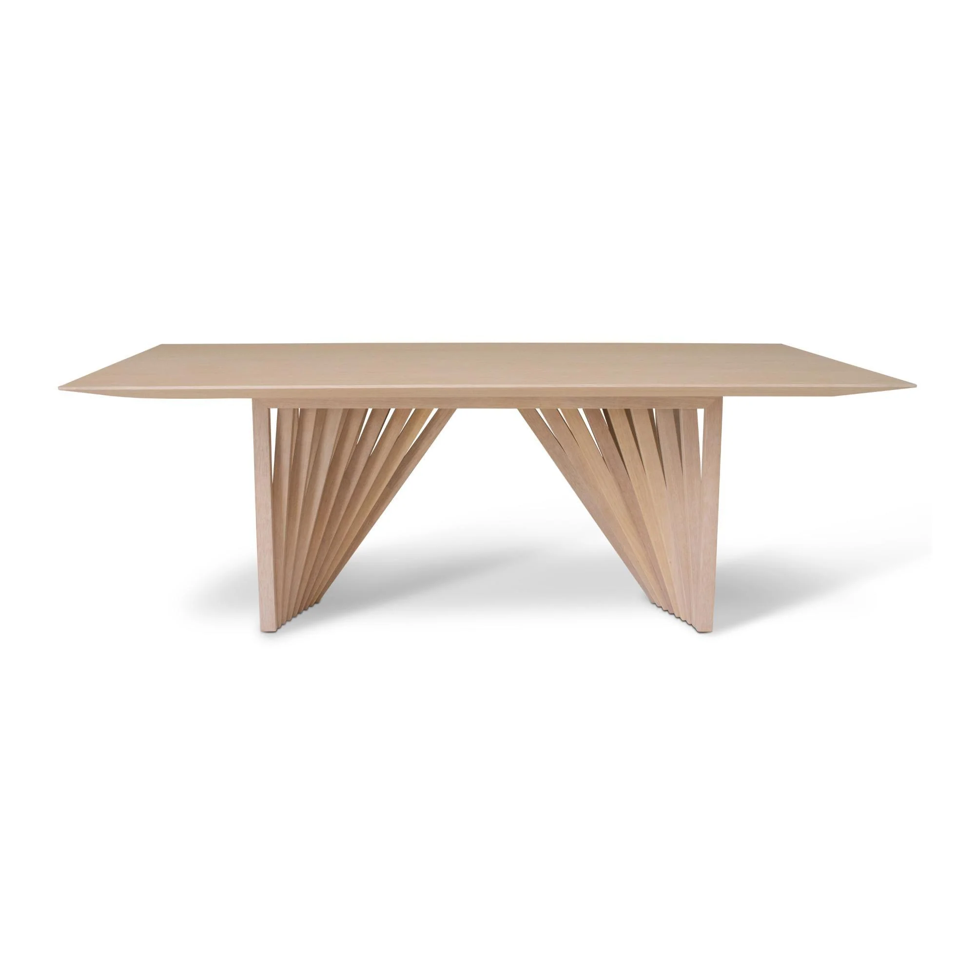 Modern Brazilian - Laguna - Wooden Top Dining Table - Image 6